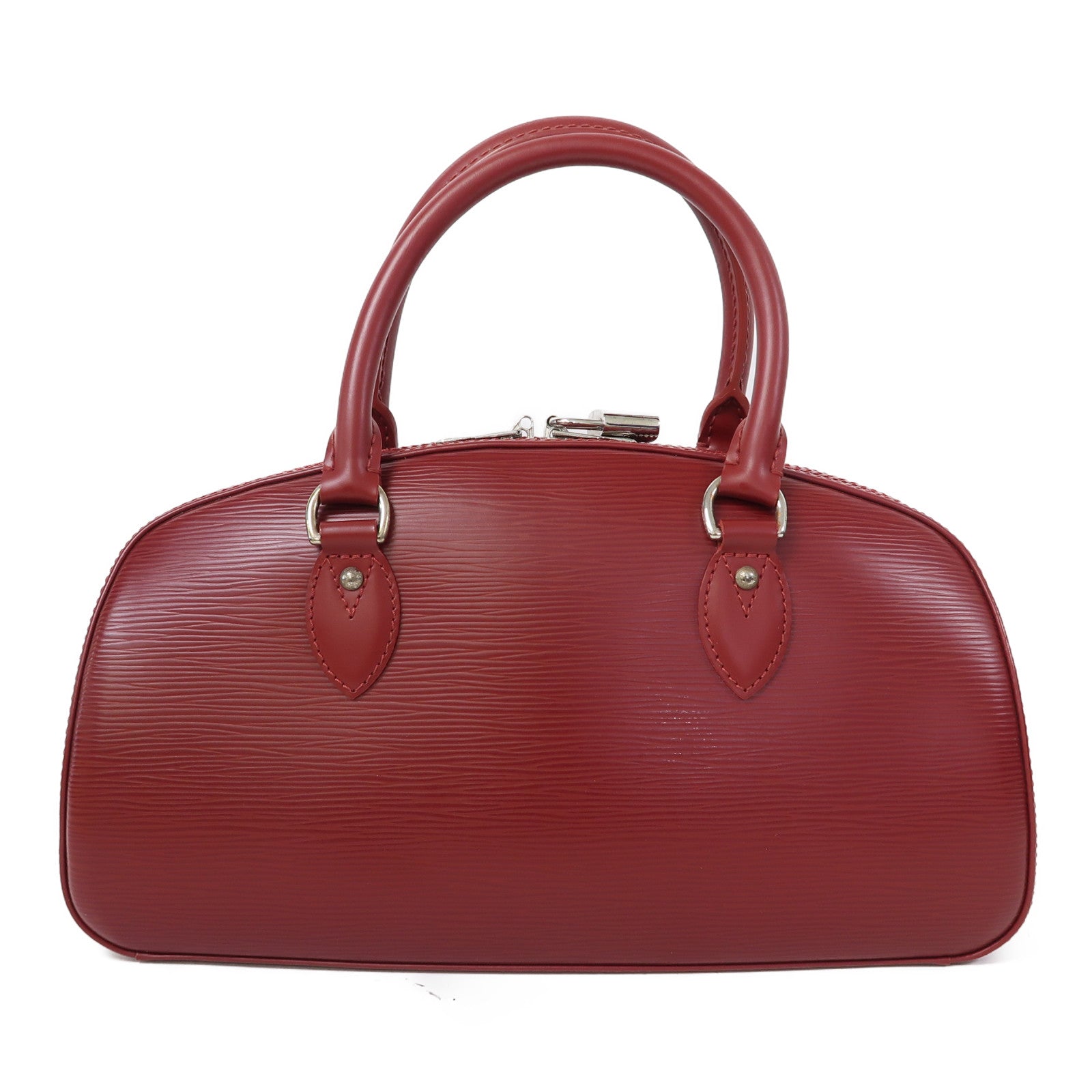 LOUIS VUITTON Epi Jasmin銀扣手挽袋紅色