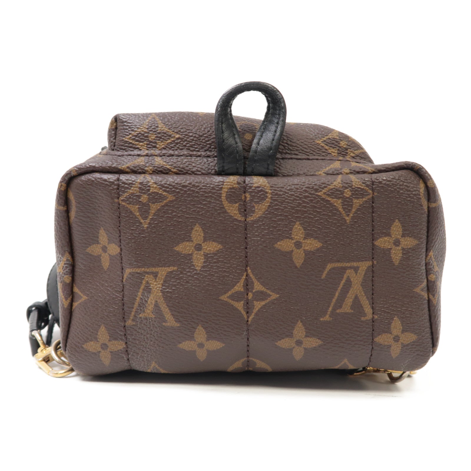 LOUIS VUITTON Monogram Palm Springs Mini金扣背包啡色