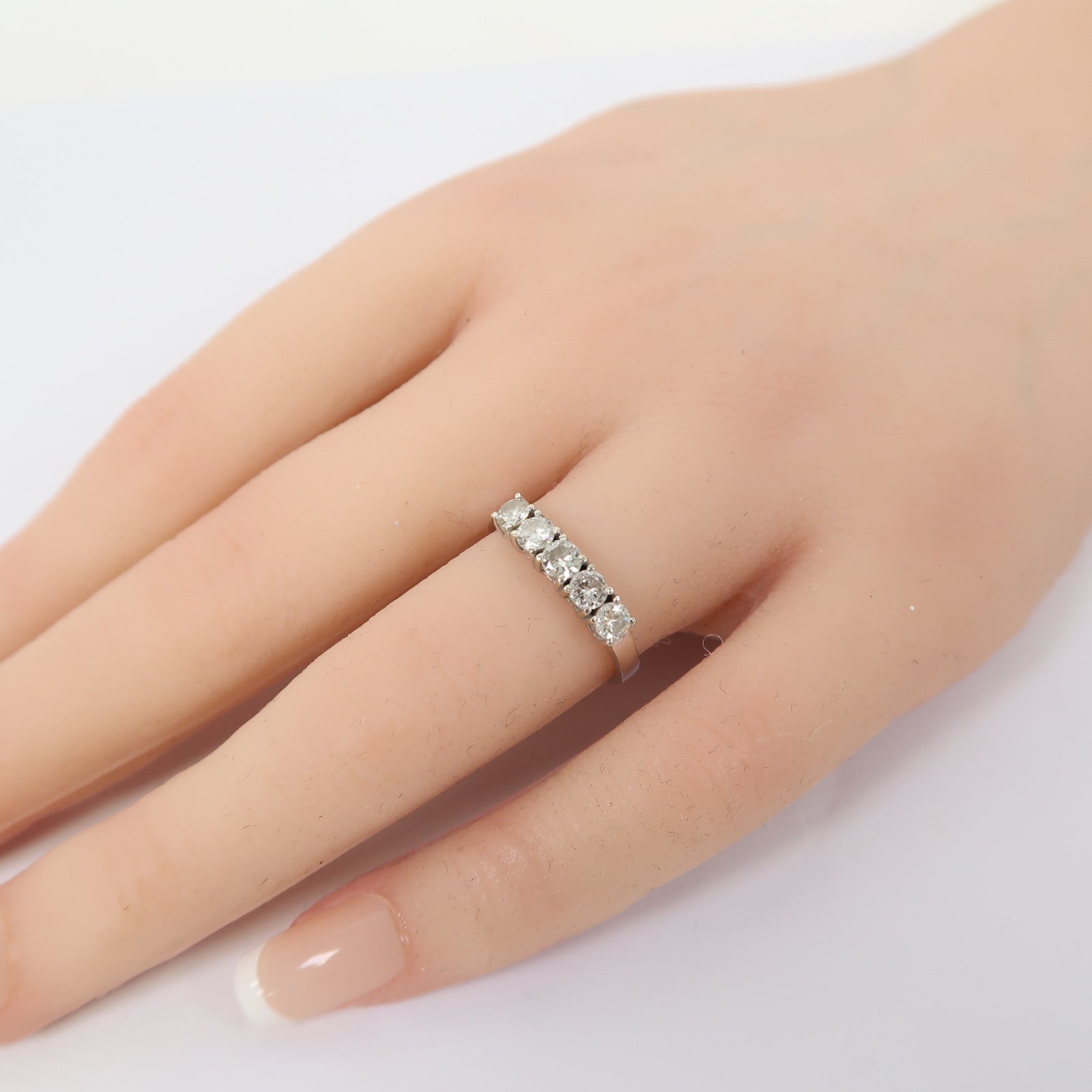 JEWELRY 【激減優惠】18K白金Diamond Ring 2.3g 0.60ct鑽石戒指US#6.5