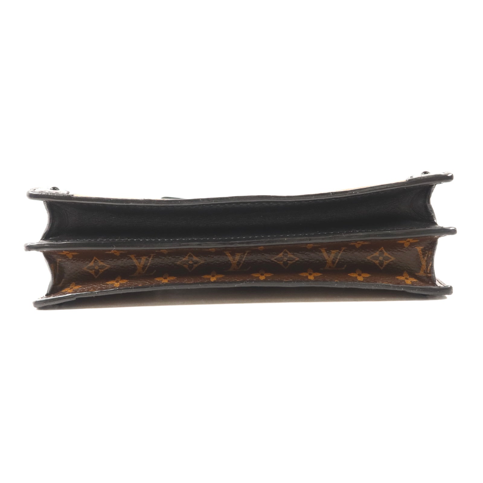 LOUIS VUITTON 【激減優惠】Monogram Reverse Trunk Clutch金扣肩背袋