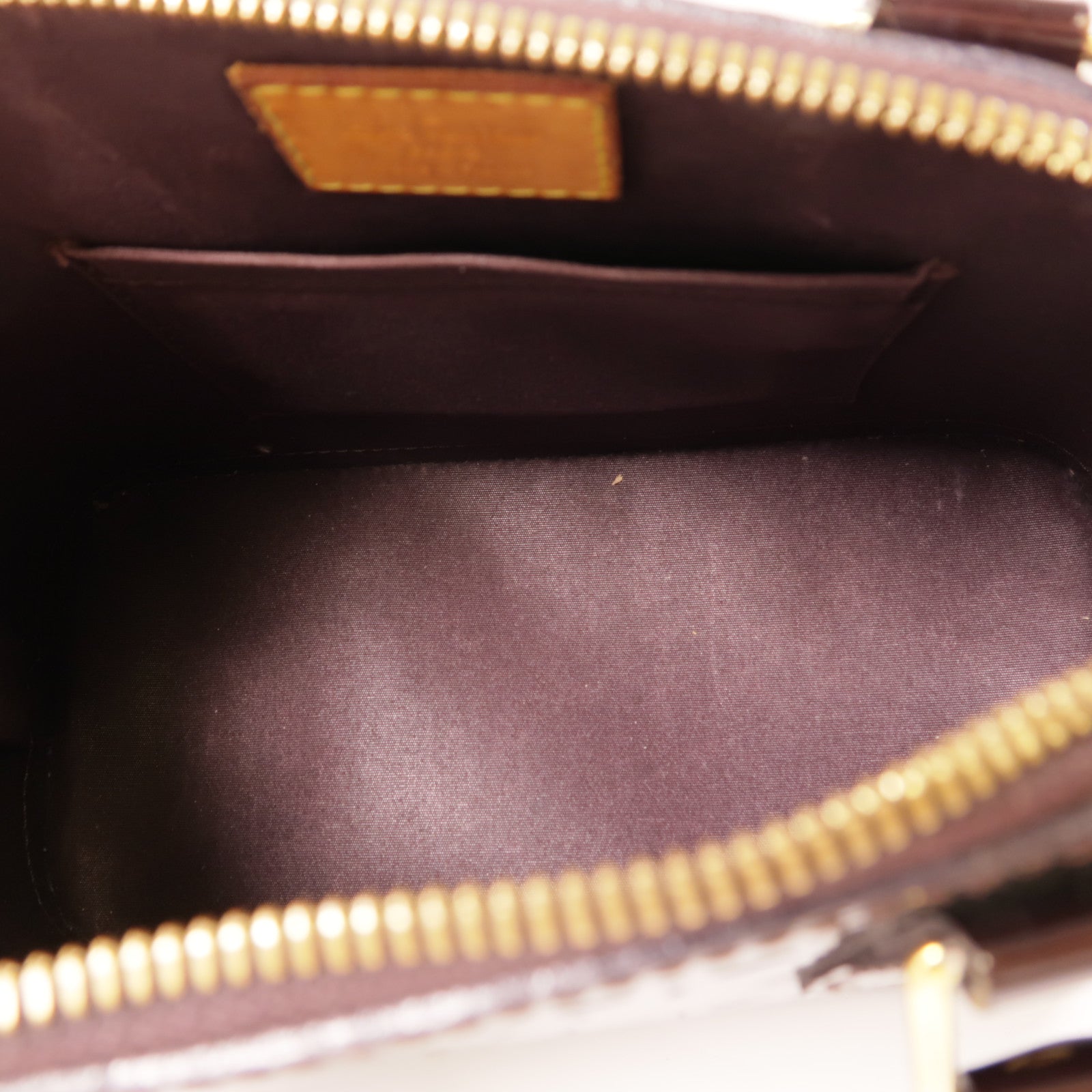 LOUIS VUITTON Vernis Alma BB金扣手挽肩背兩用袋