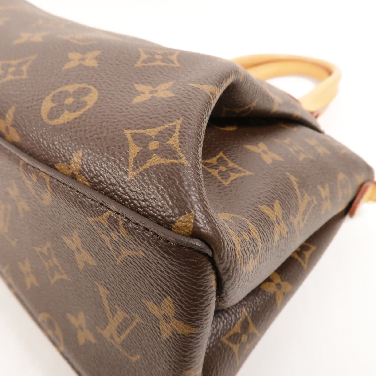 LOUIS VUITTON Monogram Rivoli PM手挽肩背兩用袋棕色