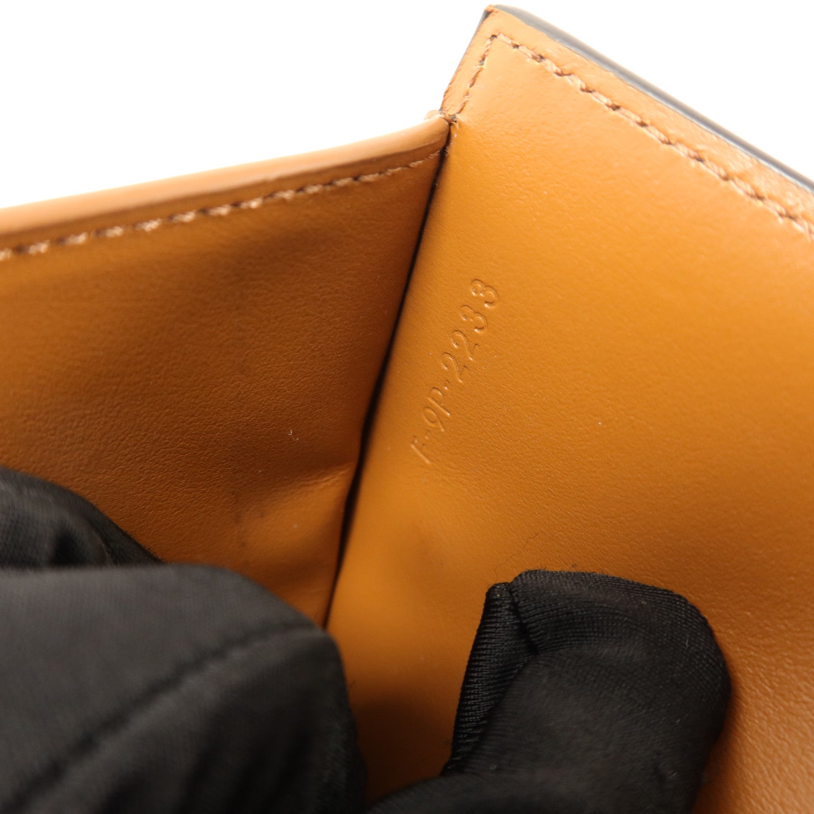 CELINE 塗層帆布Small Strap Triomphe Wallet錢包