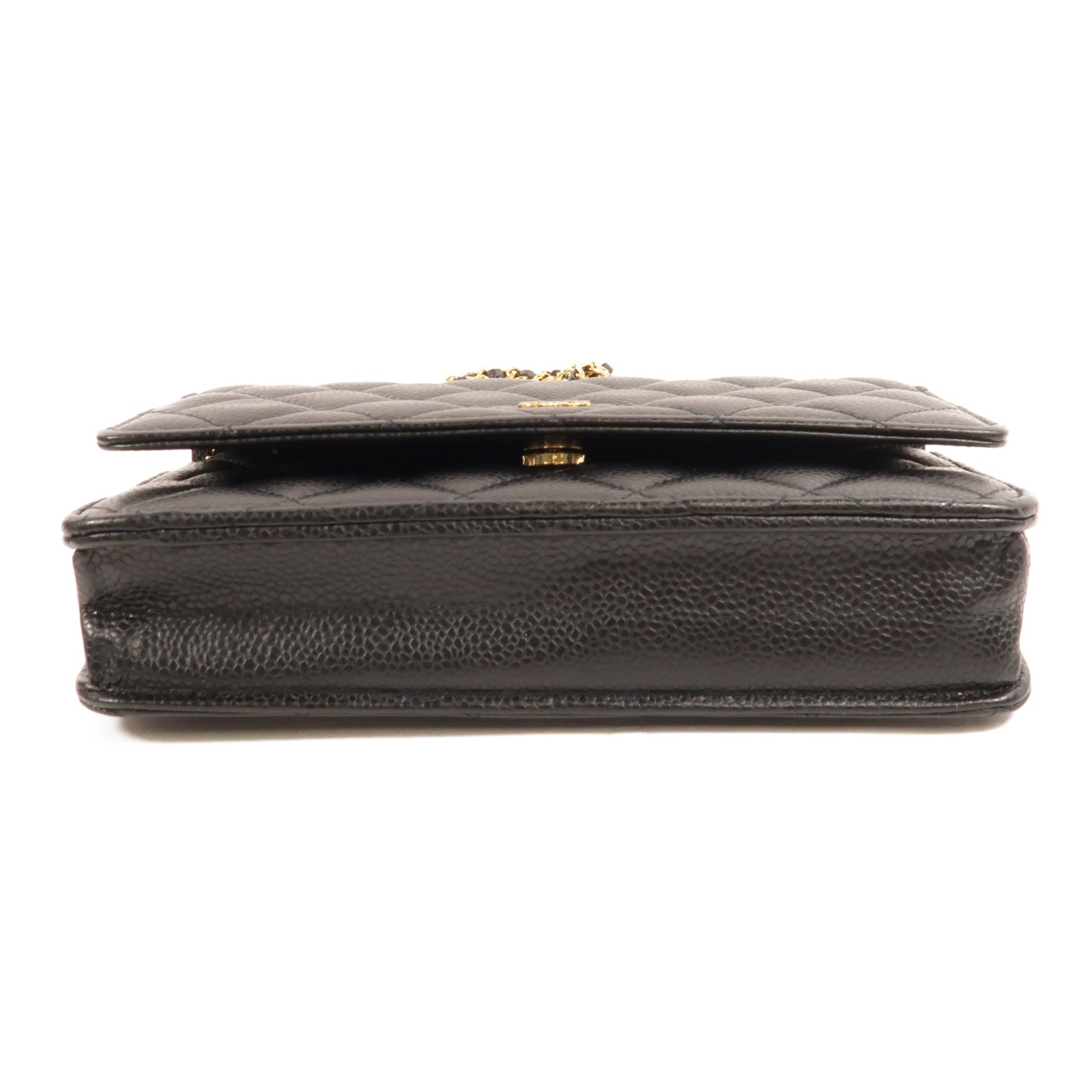 CHANEL 牛皮皮革WOC Wallet On Chain鏈帶肩背袋