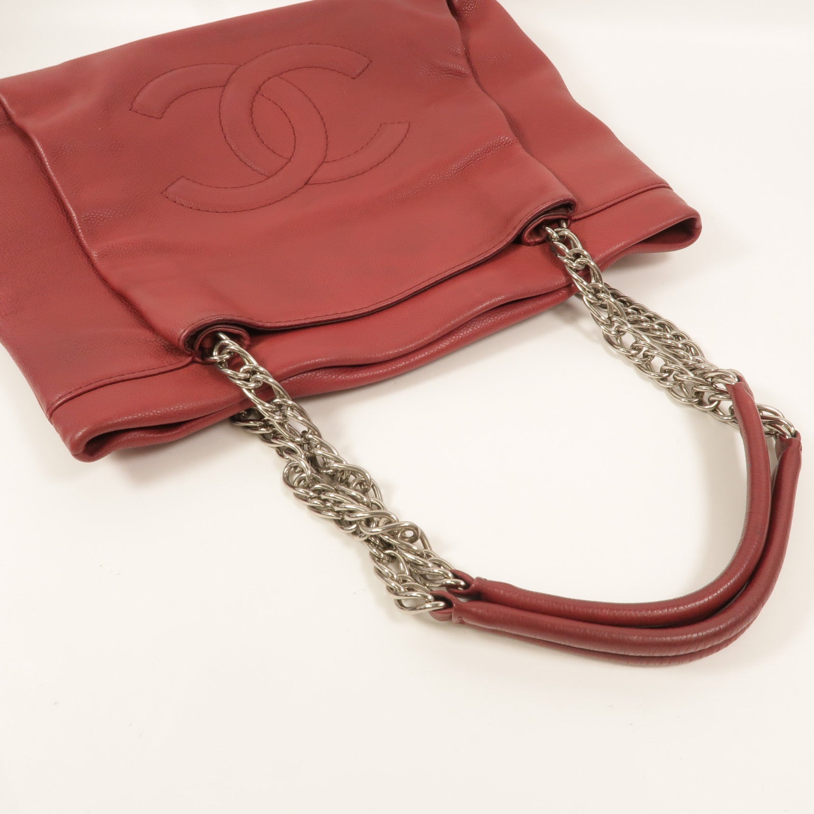 CHANEL 牛皮皮革Tote Bag肩背袋
