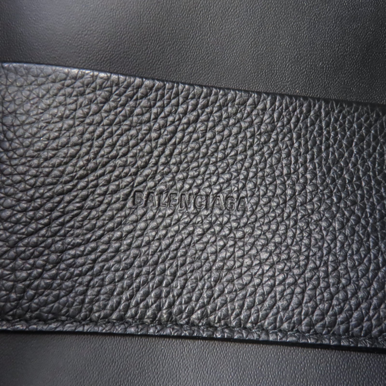 BALENCIAGA 牛皮皮革2 Way Shoulder手挽肩背兩用袋黑色
