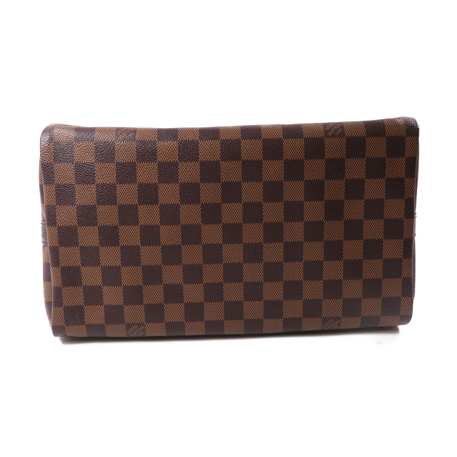 LOUIS VUITTON Damier Speedy Bandouliere 30金扣手挽肩背兩用袋啡色