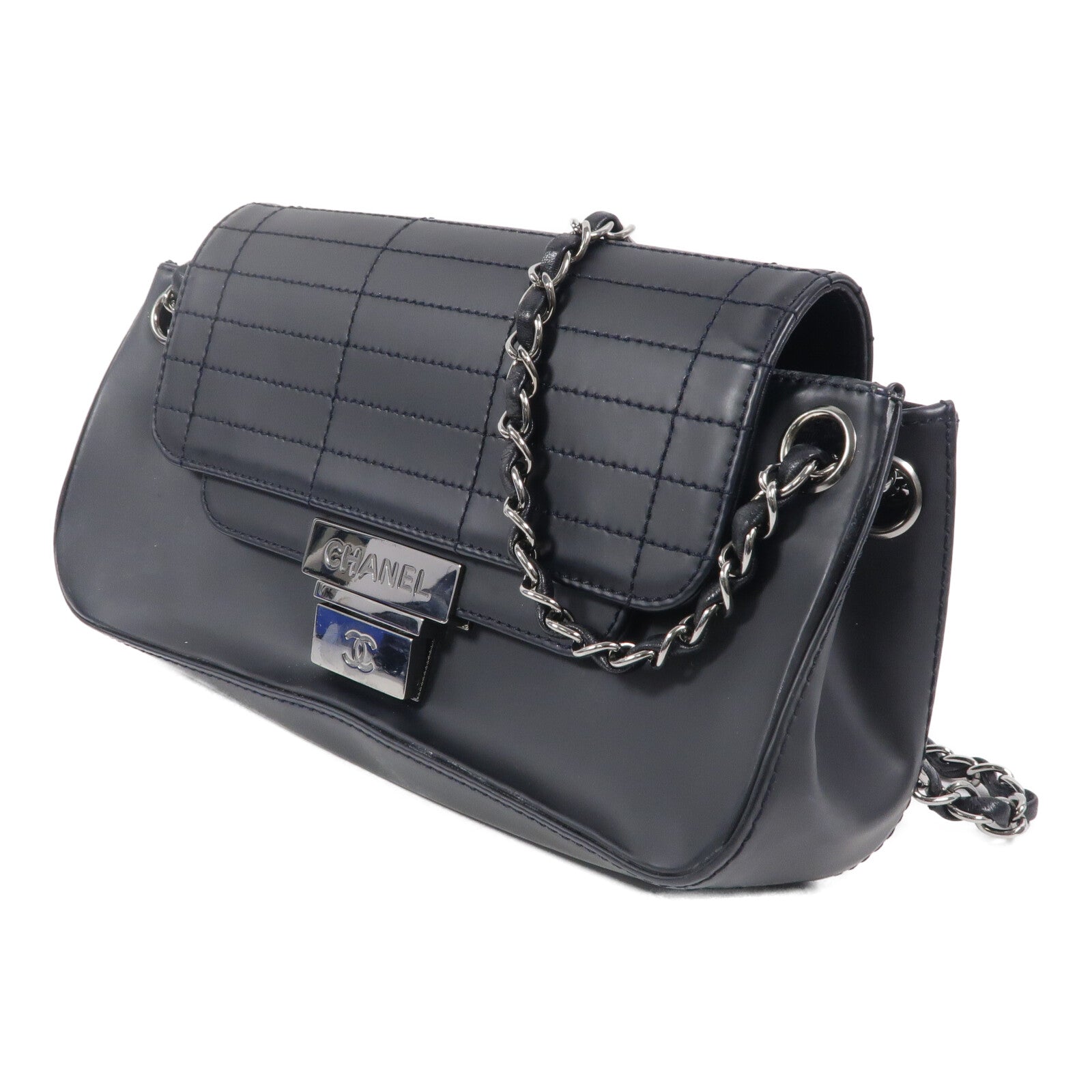 CHANEL 牛皮皮革Shoulder Bag鏈帶肩背袋