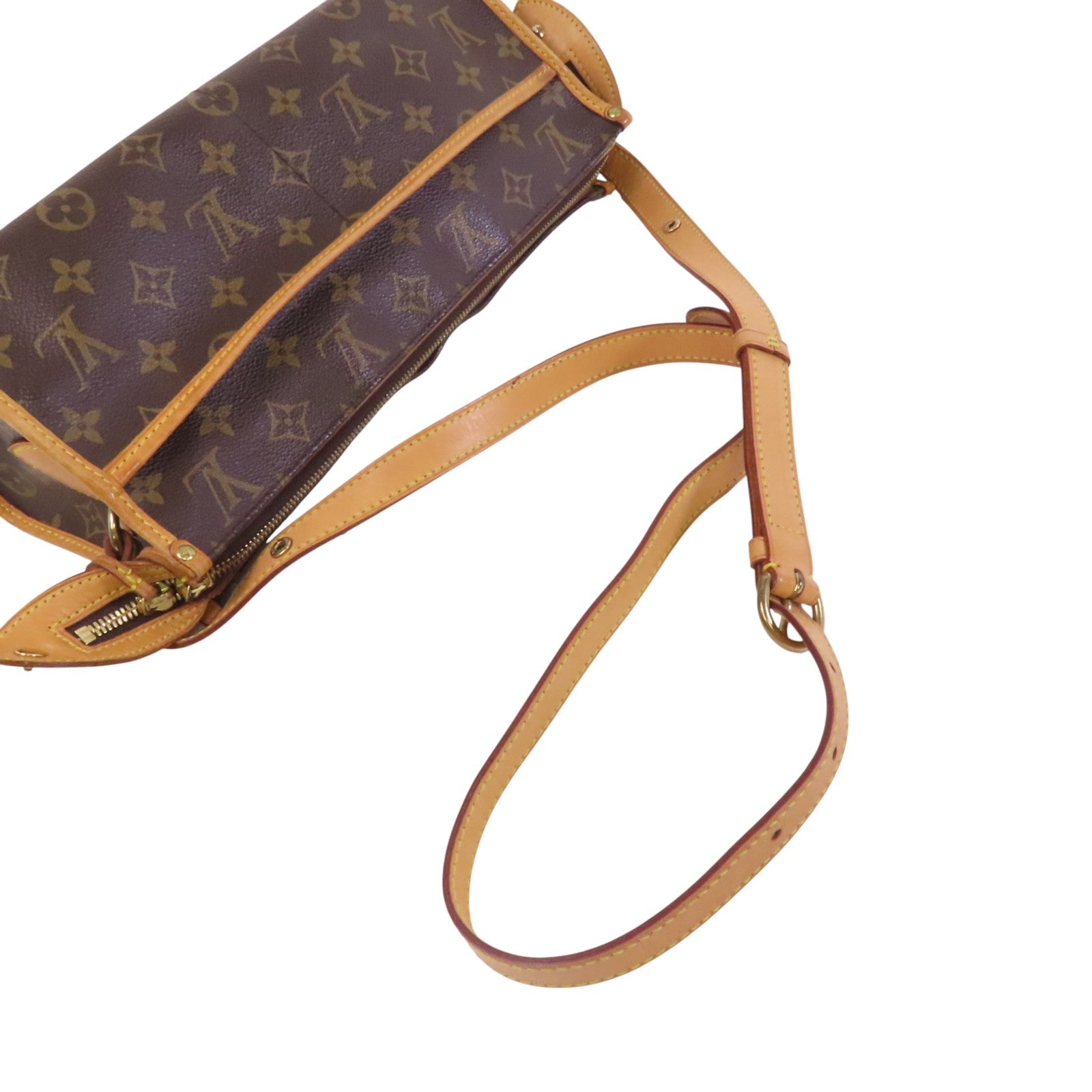 LOUIS VUITTON 【激減優惠】Monogram Popincourt Long金扣肩背袋
