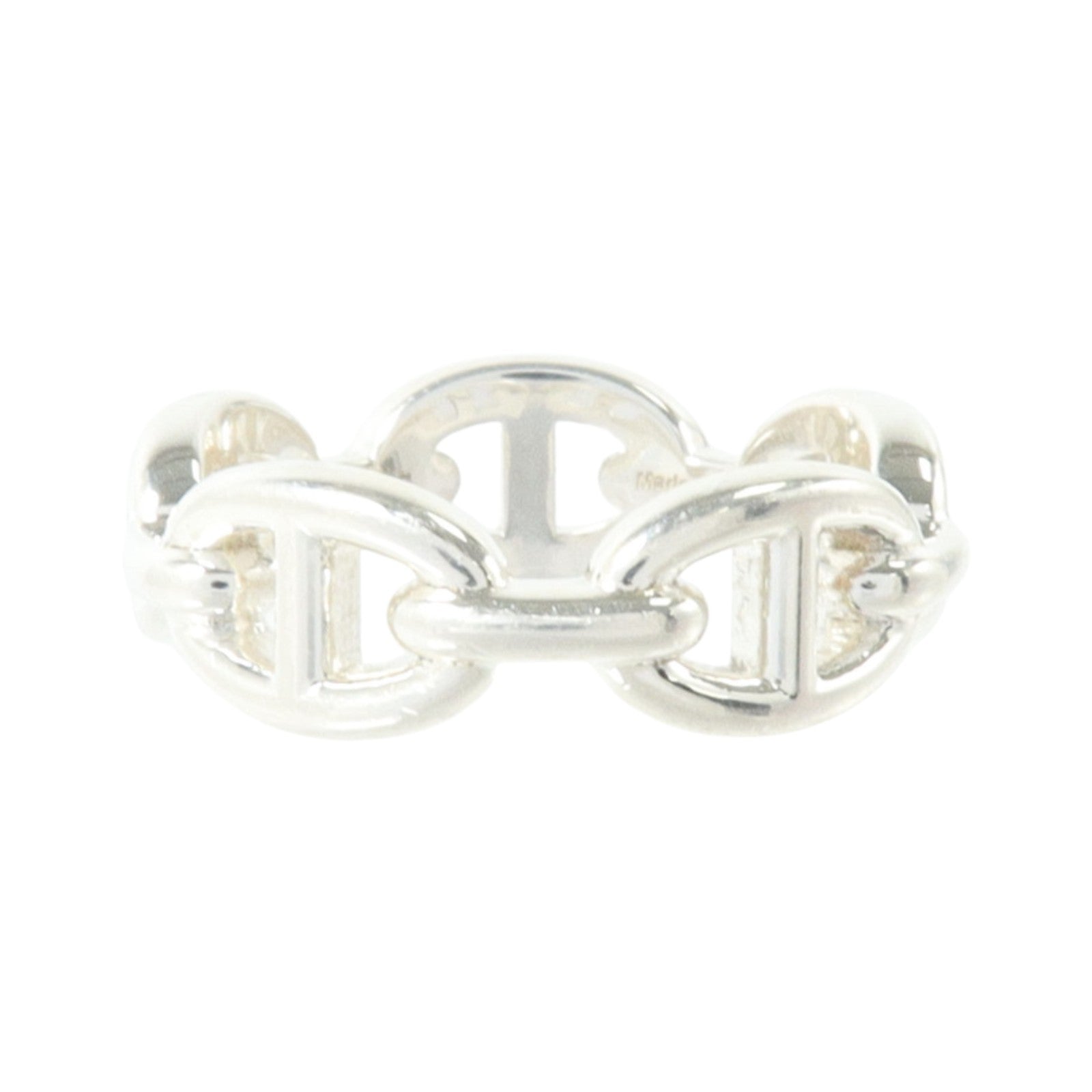 HERMES 925純銀Chaine D'Ancre Ring戒指