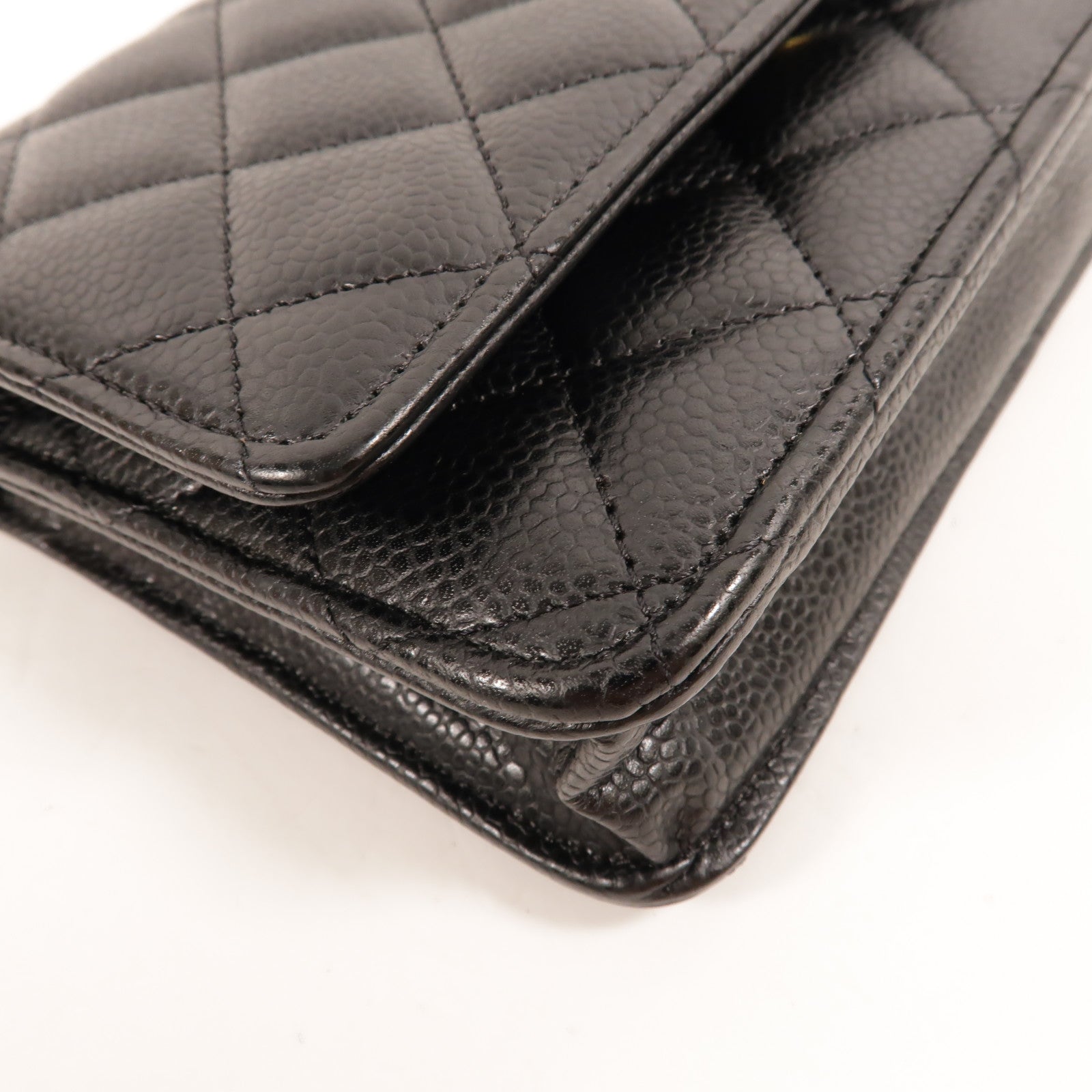 CHANEL 牛皮皮革WOC Wallet On Chain鏈帶肩背袋