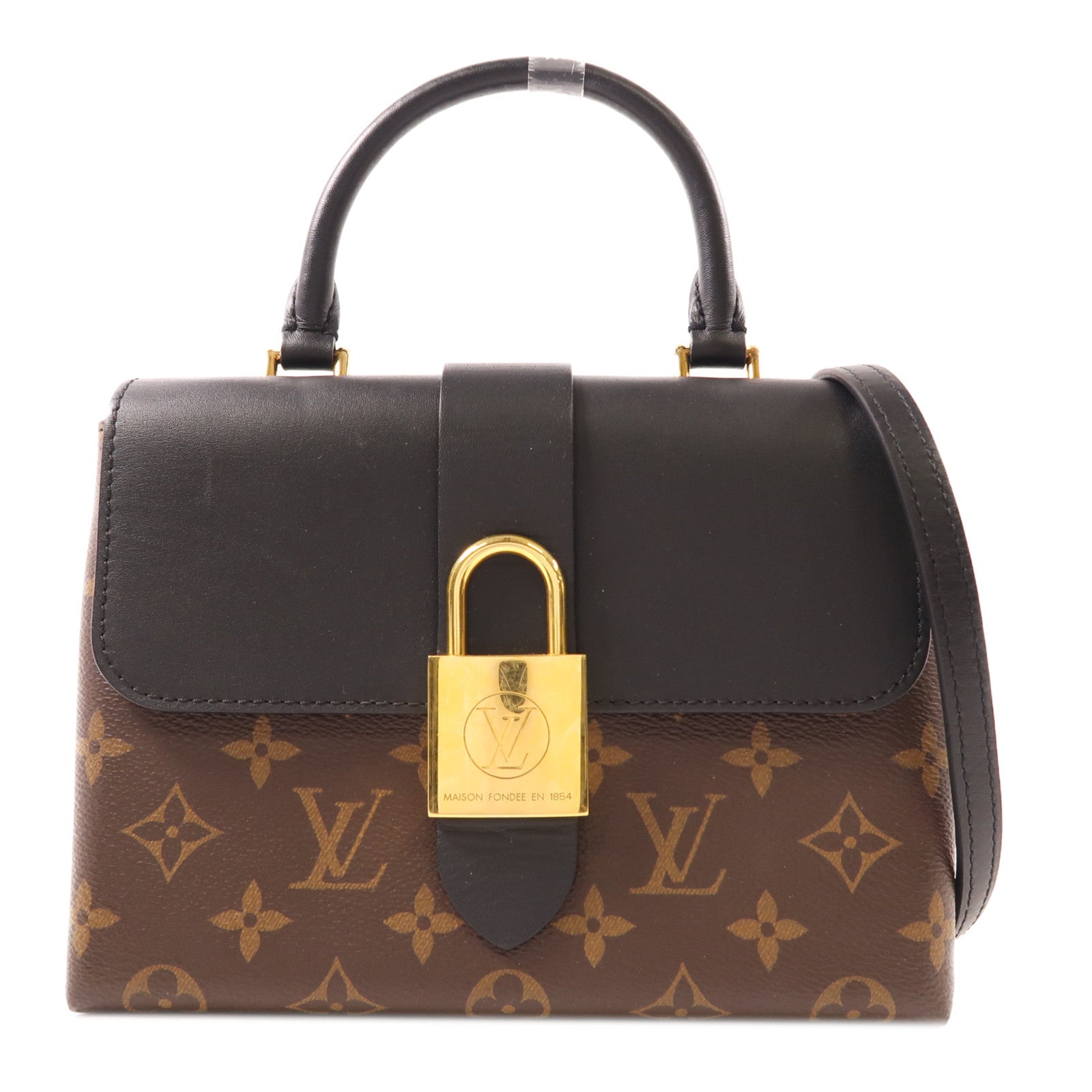 LOUIS VUITTON LV GHW Locky BB 2 Way Bag M44141 Monogram Brown