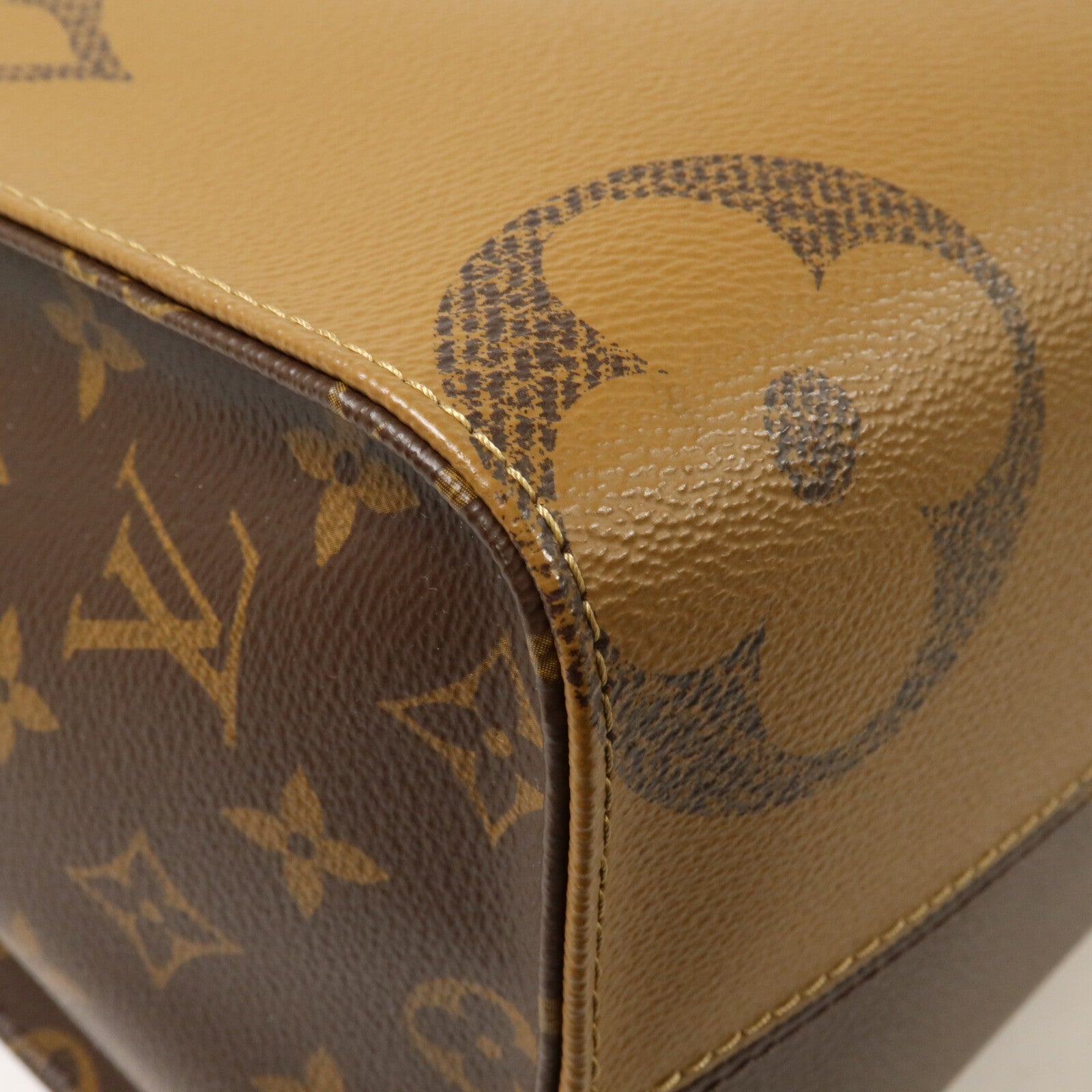 LOUIS VUITTON Monogram Giant On The Go MM手挽肩背兩用袋