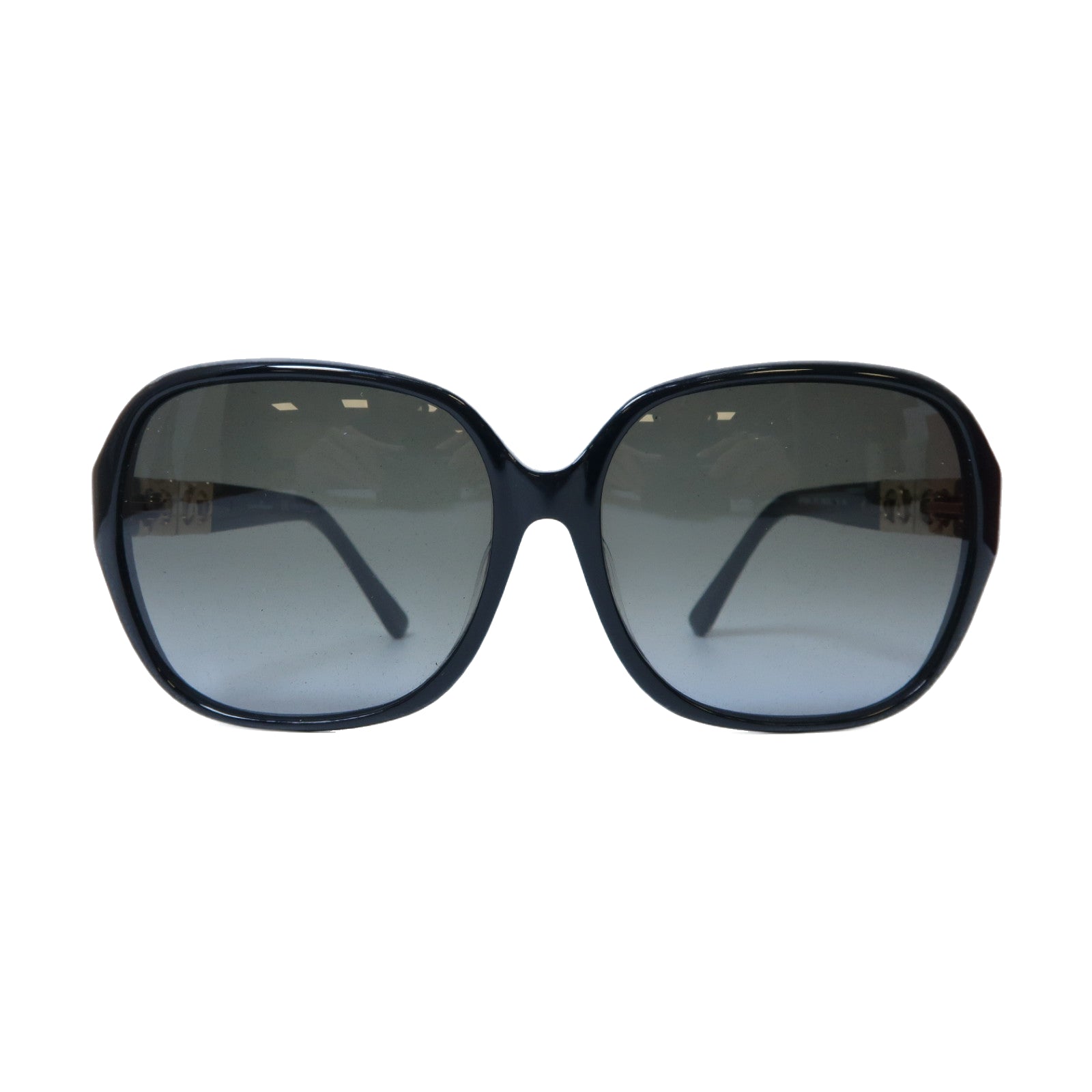 Salvatore Ferragamo 【激減優惠】PVC Sunglasses太陽眼鏡黑色/金色