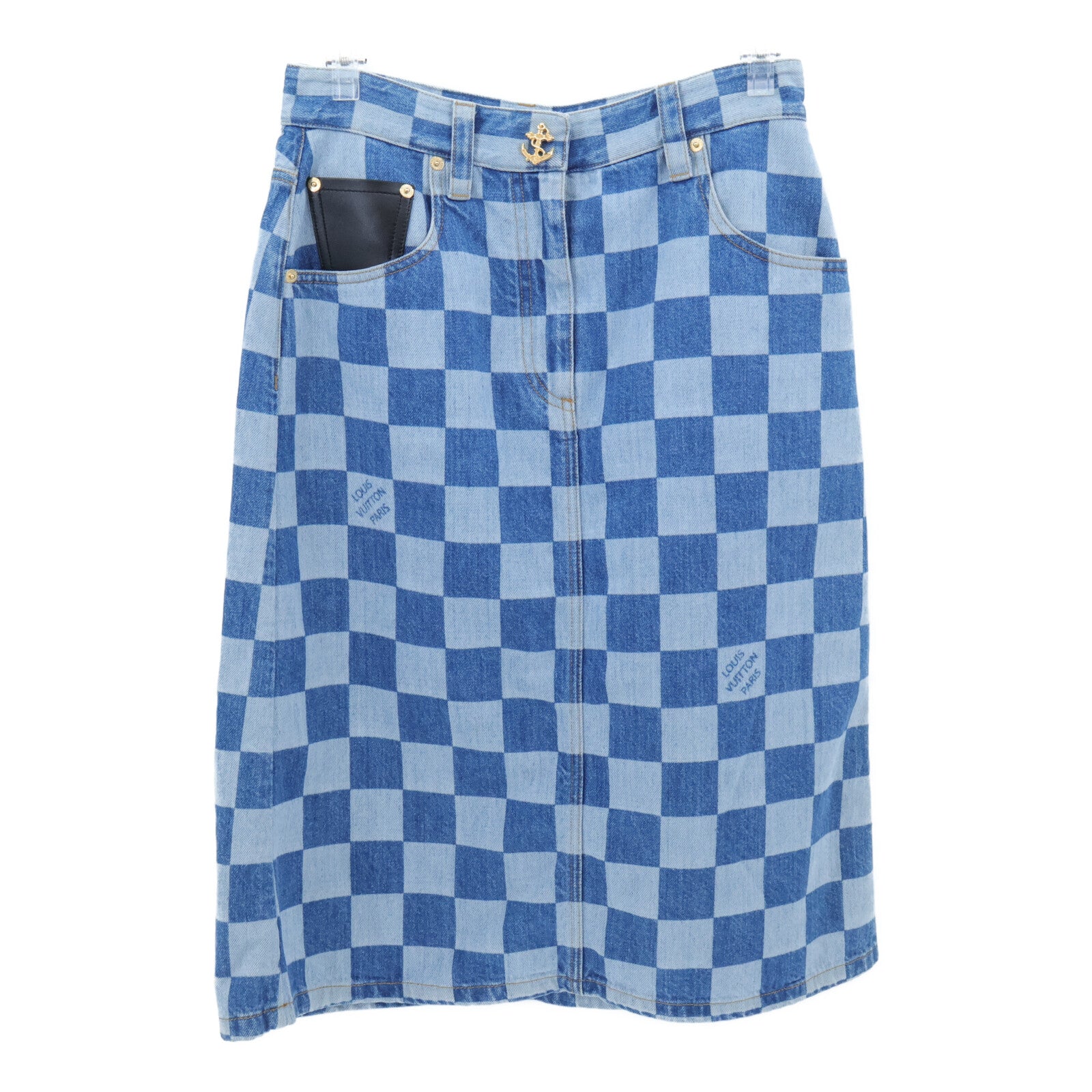 LOUIS VUITTON Damier Denim Skirt半身裙