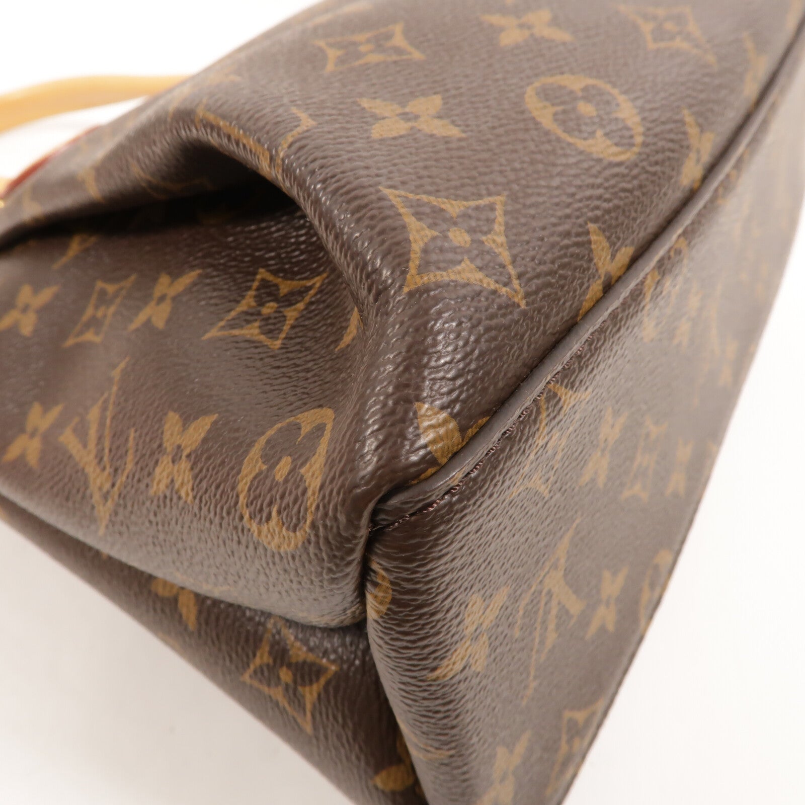 LOUIS VUITTON Monogram Rivoli PM手挽肩背兩用袋棕色