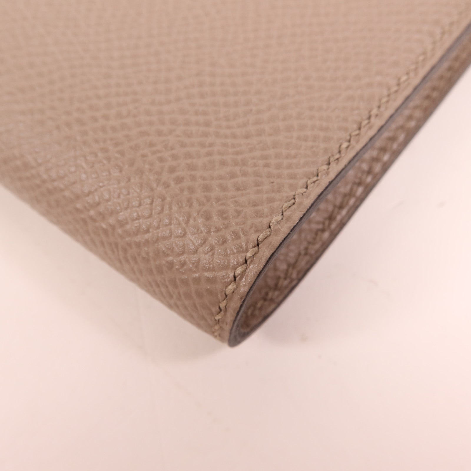 HERMES Epsom皮革Clic 16銀扣肩背袋