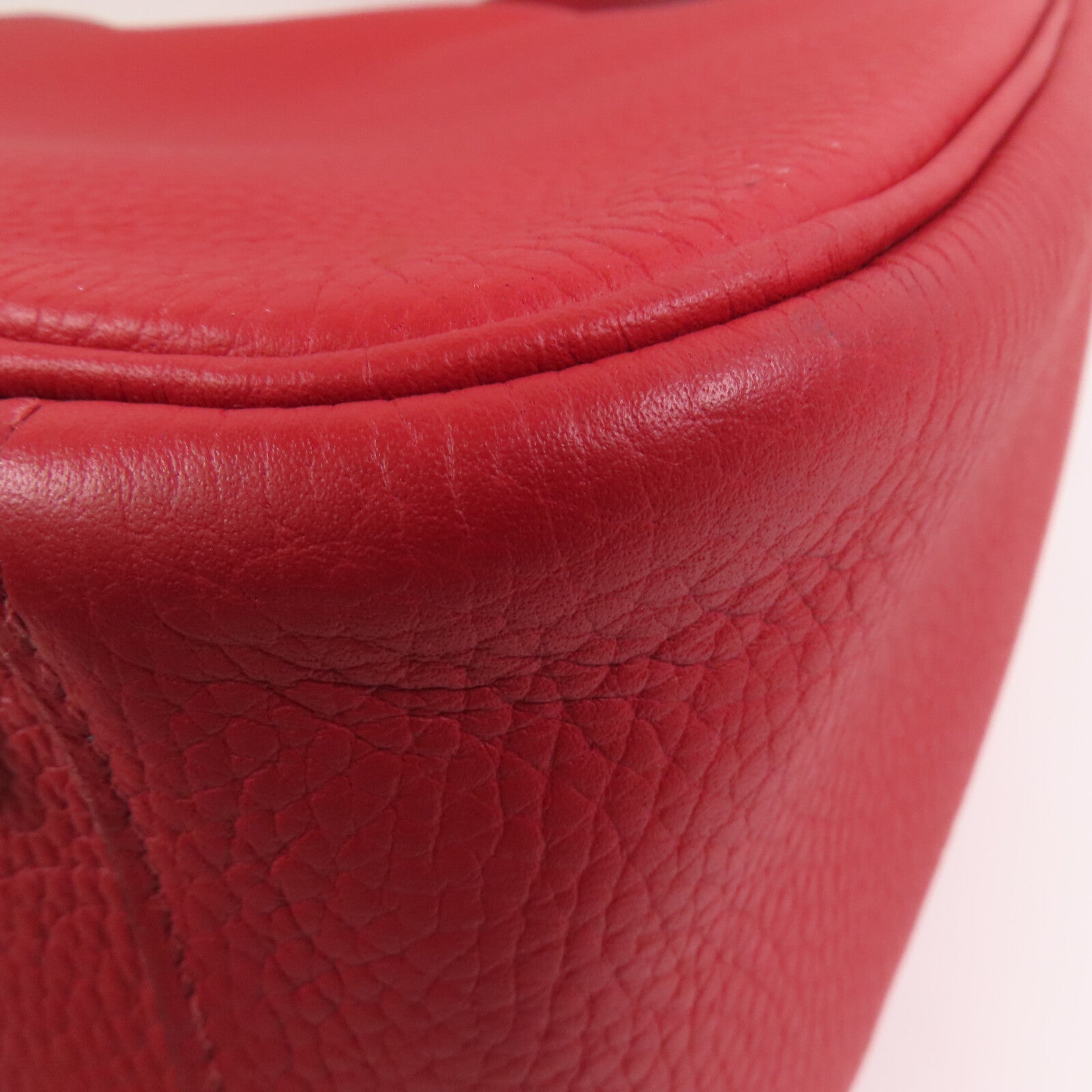 HERMES Clemence皮革Lindy 34銀扣肩背袋Rough Piment
