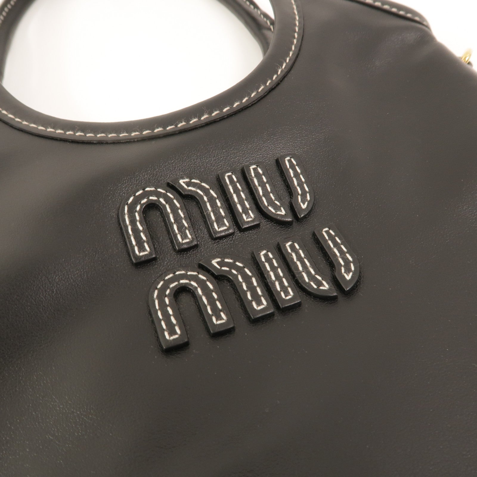 Miu Miu 牛皮皮革Ivy Mini手挽肩背兩用袋