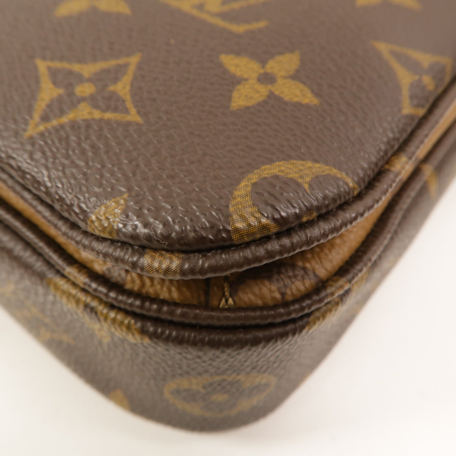 LOUIS VUITTON Monogram Reverse Pochette Metis手挽肩背兩用袋
