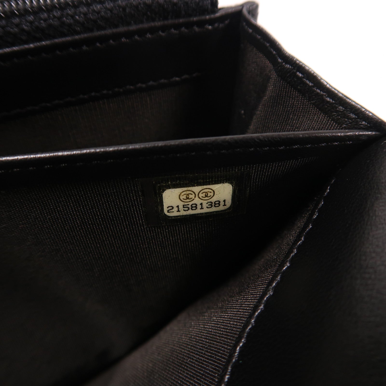 CHANEL CC GHW Chain Shoulder Bag Velvet Black