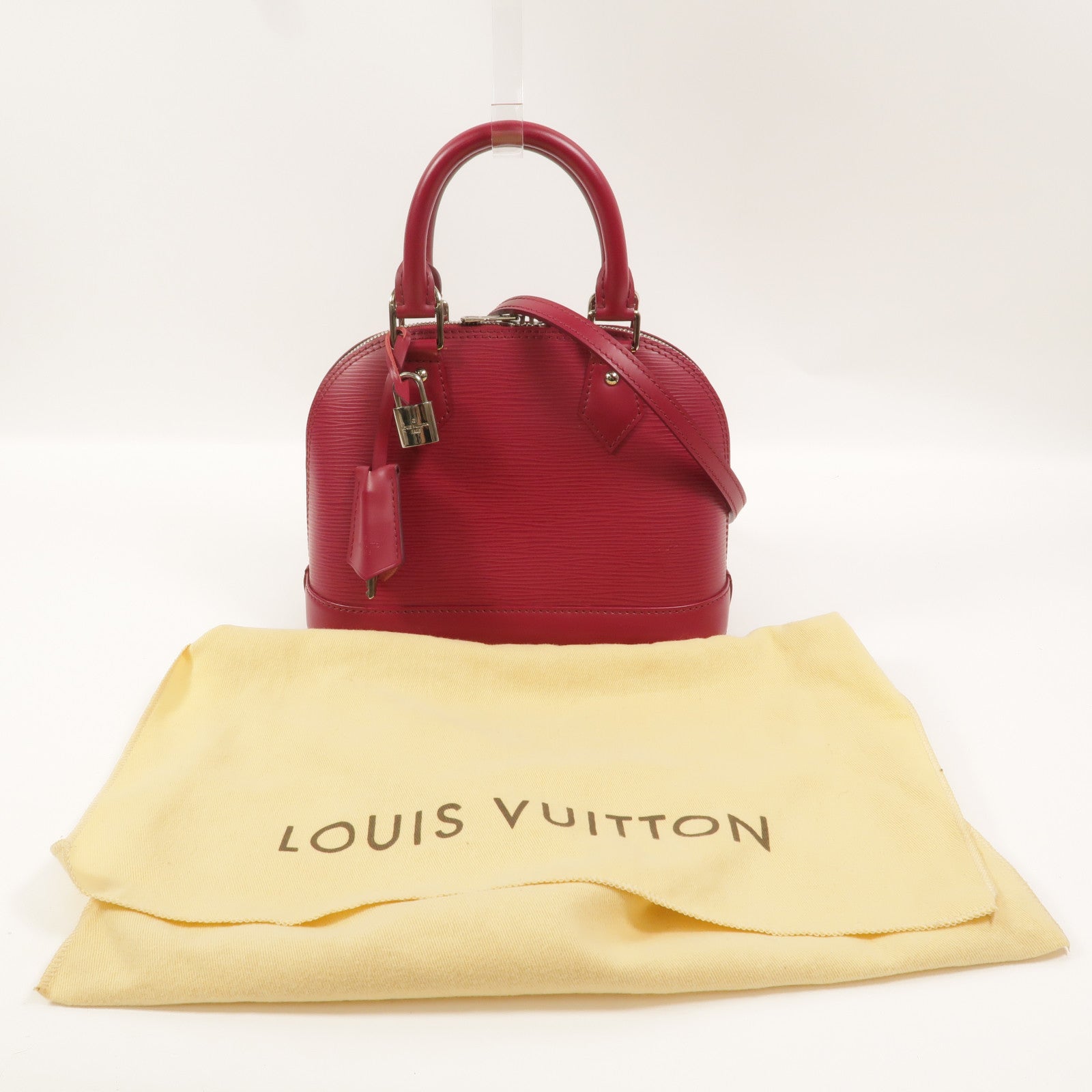 LOUIS VUITTON Epi Alma BB手挽肩背兩用袋