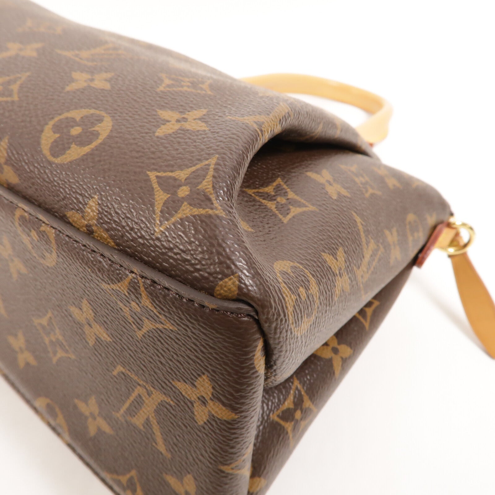 LOUIS VUITTON Monogram Rivoli PM手挽肩背兩用袋棕色