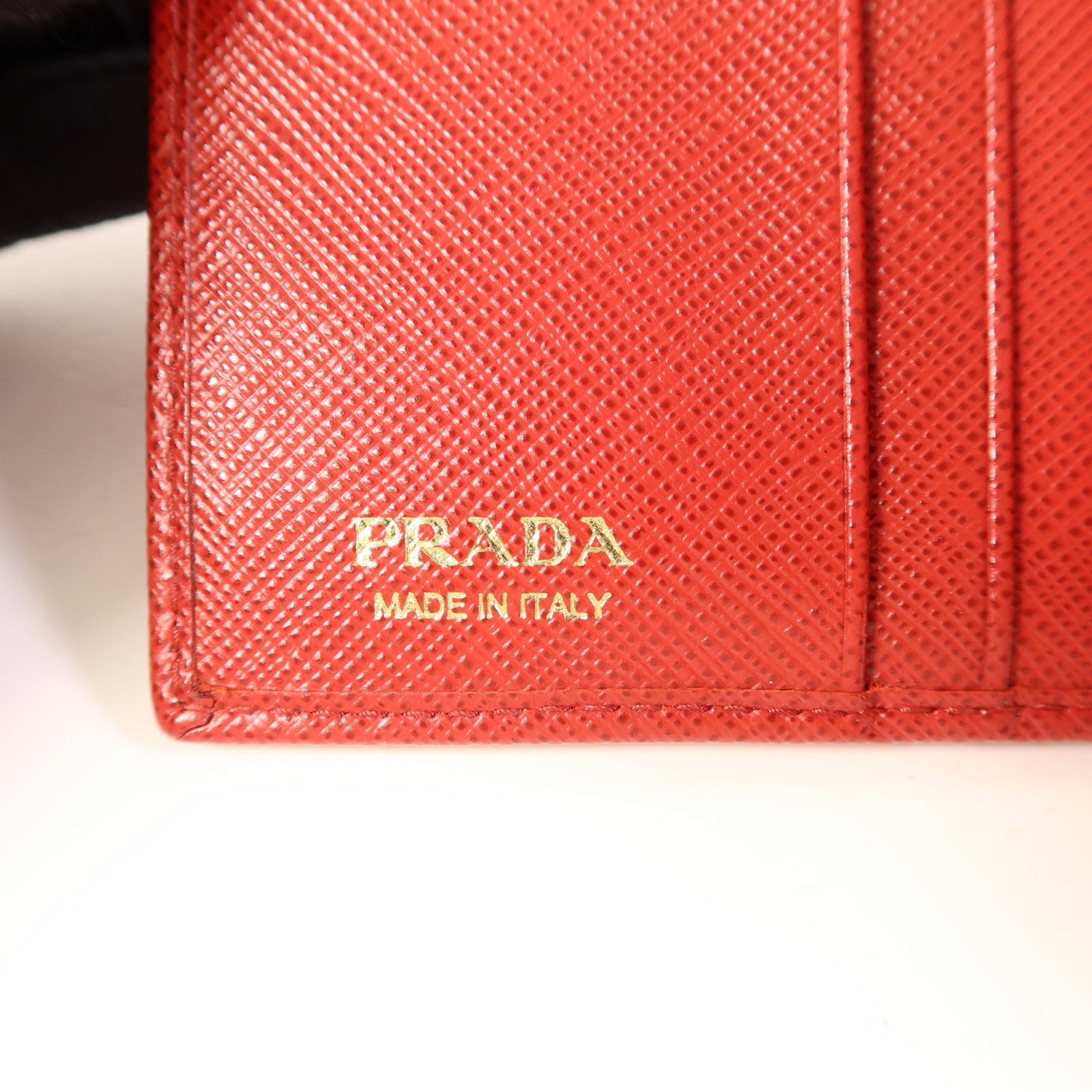 PRADA 尼龍Vitello Move金扣錢包