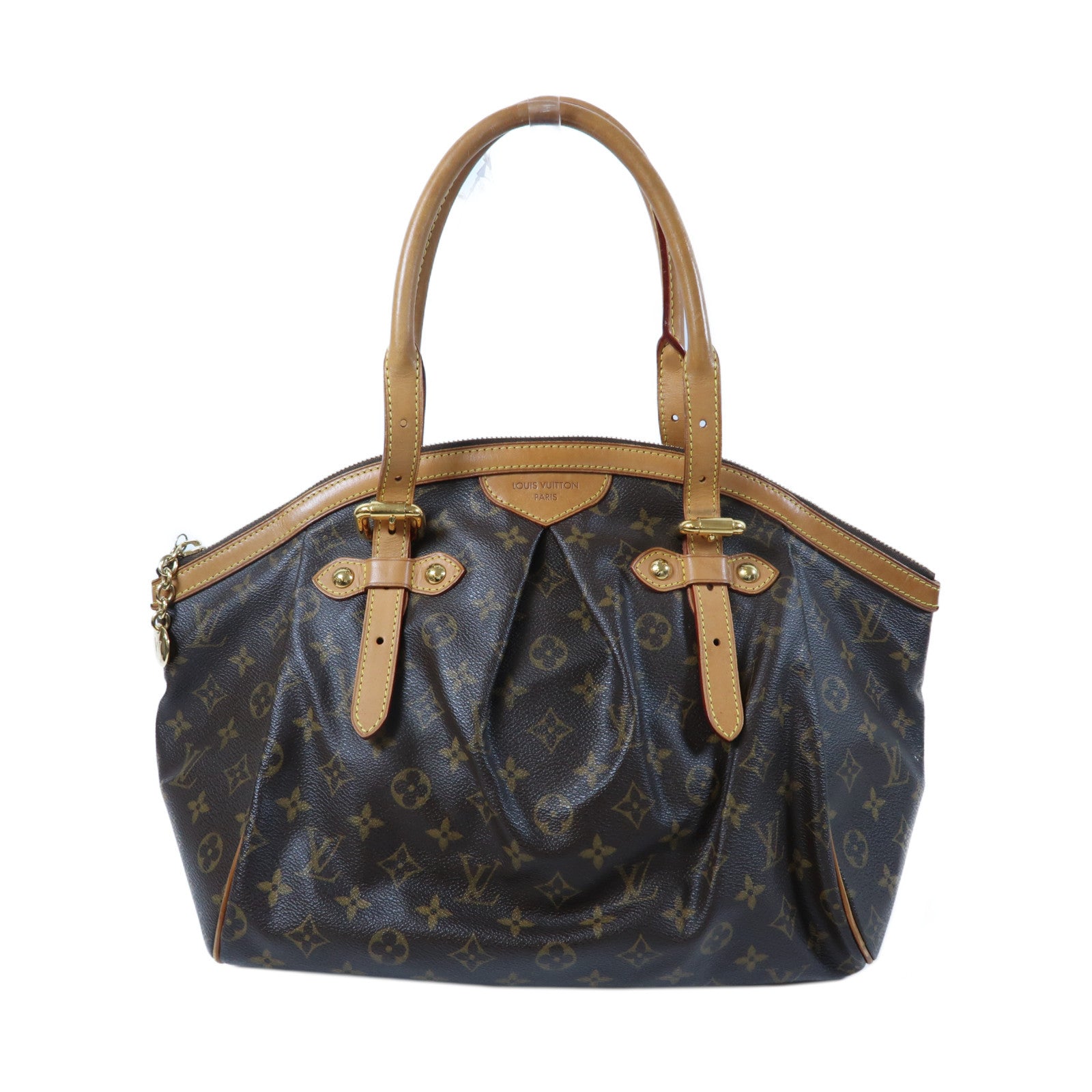 LOUIS VUITTON 【激減優惠】Monogram Tivoli GM金扣手挽袋啡色