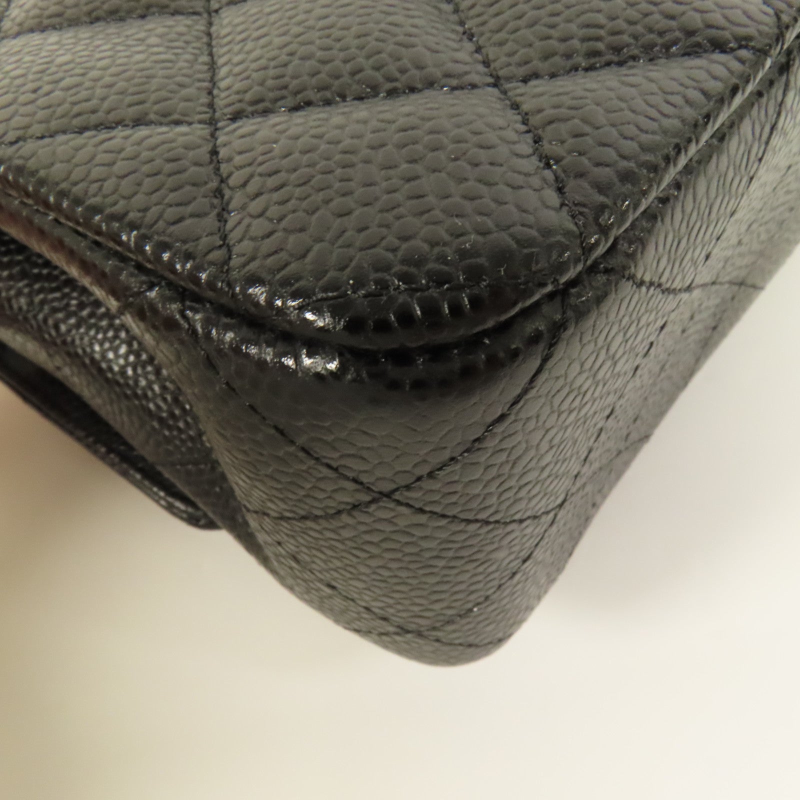 CHANEL 牛皮皮革Classic 25銀扣鏈帶肩背袋