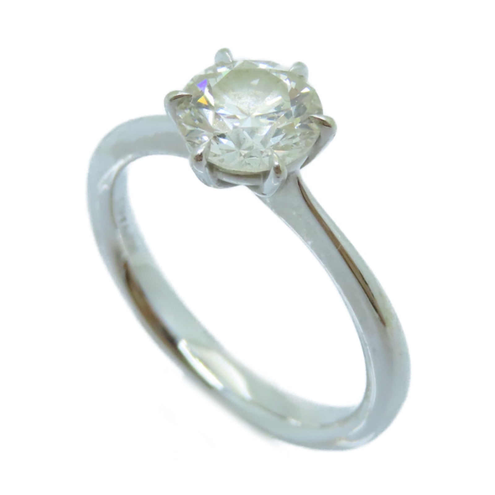 JEWELRY 【激減優惠】18K白金Diamond Ring 1.14ct鑽石戒指US#6