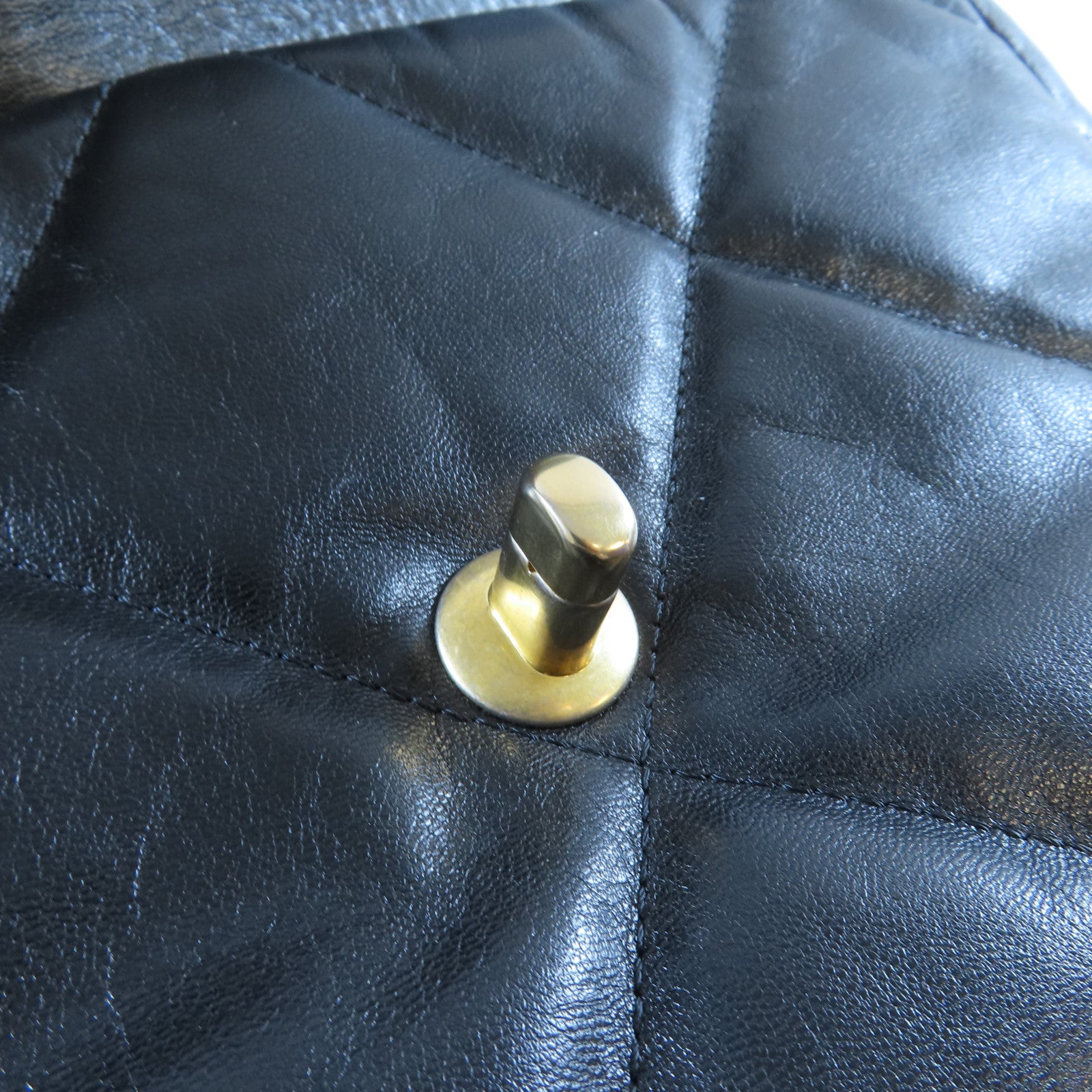 CHANEL 【激減優惠】菱格羊皮皮革Chain Shoulder Bag金扣手挽肩背兩用袋黑色