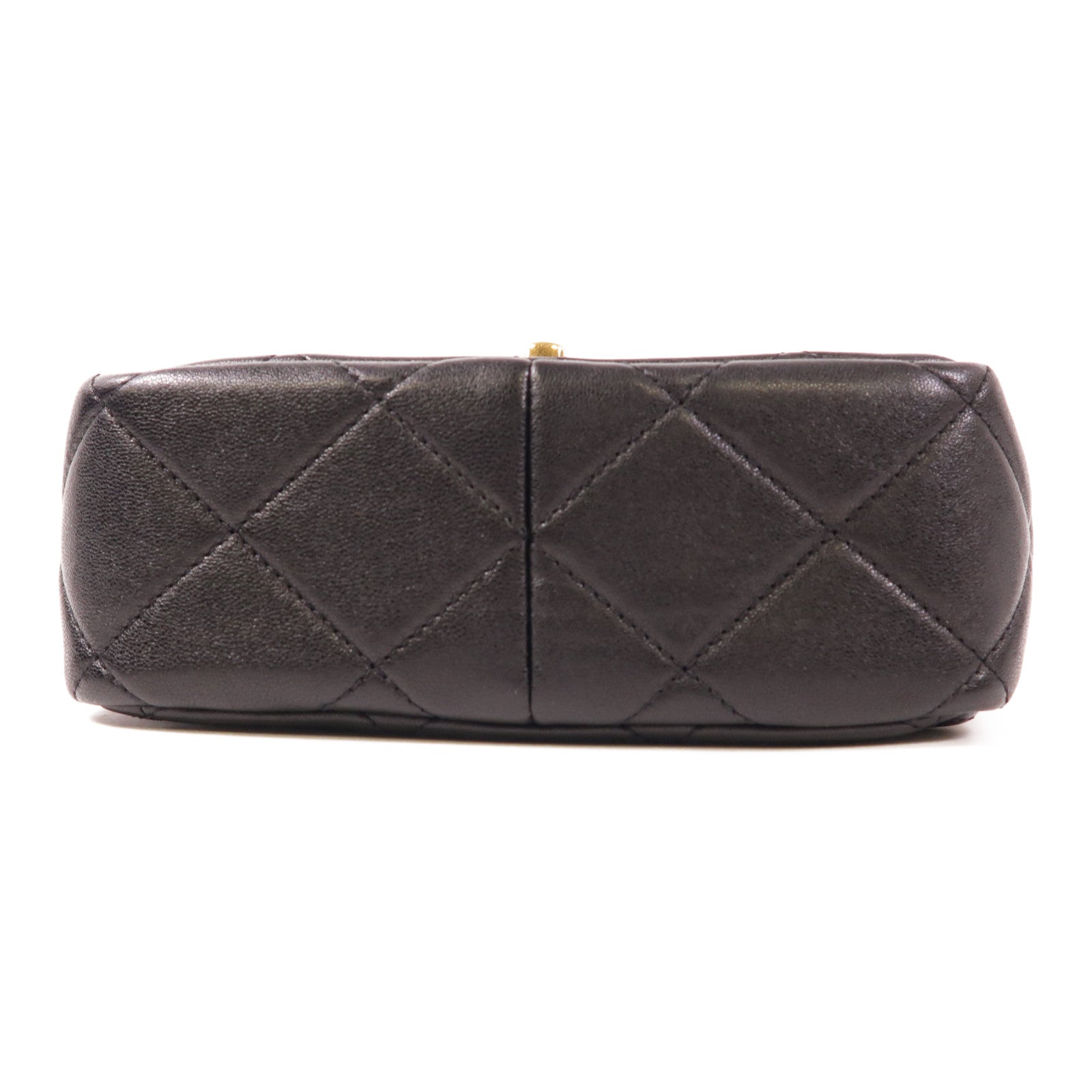 CHANEL 羊皮皮革Chain Shoulder金扣手挽肩背兩用袋