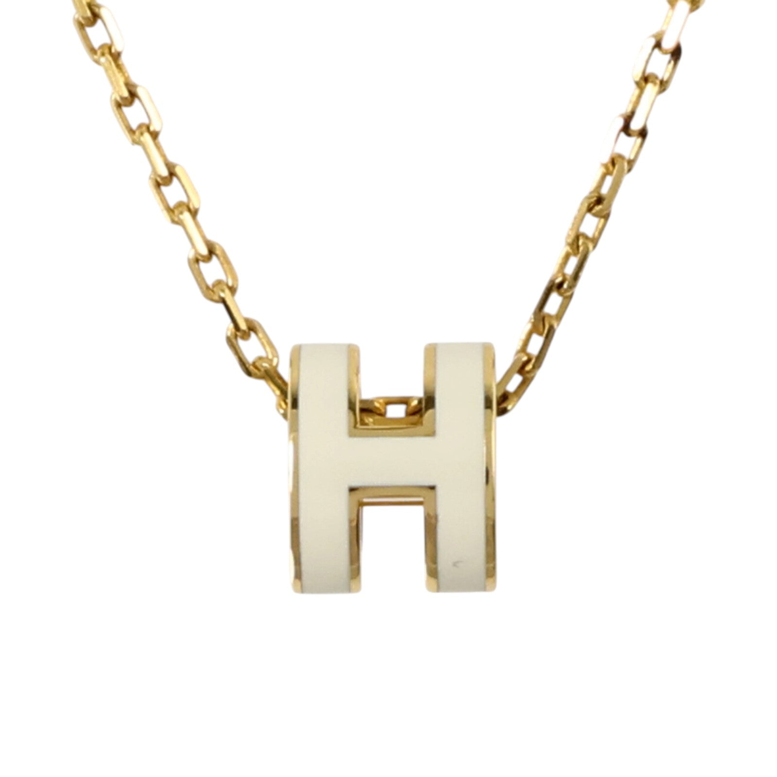 HERMES 金屬/琺瑯Mini Pop H項鏈