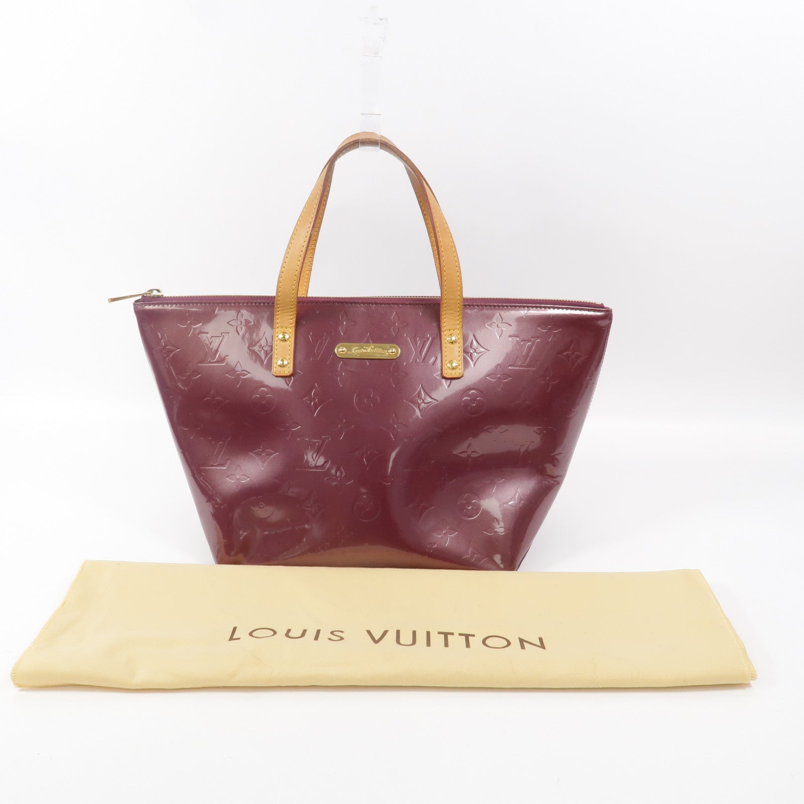 LOUIS VUITTON Monogram Vernis Bellevue手挽袋