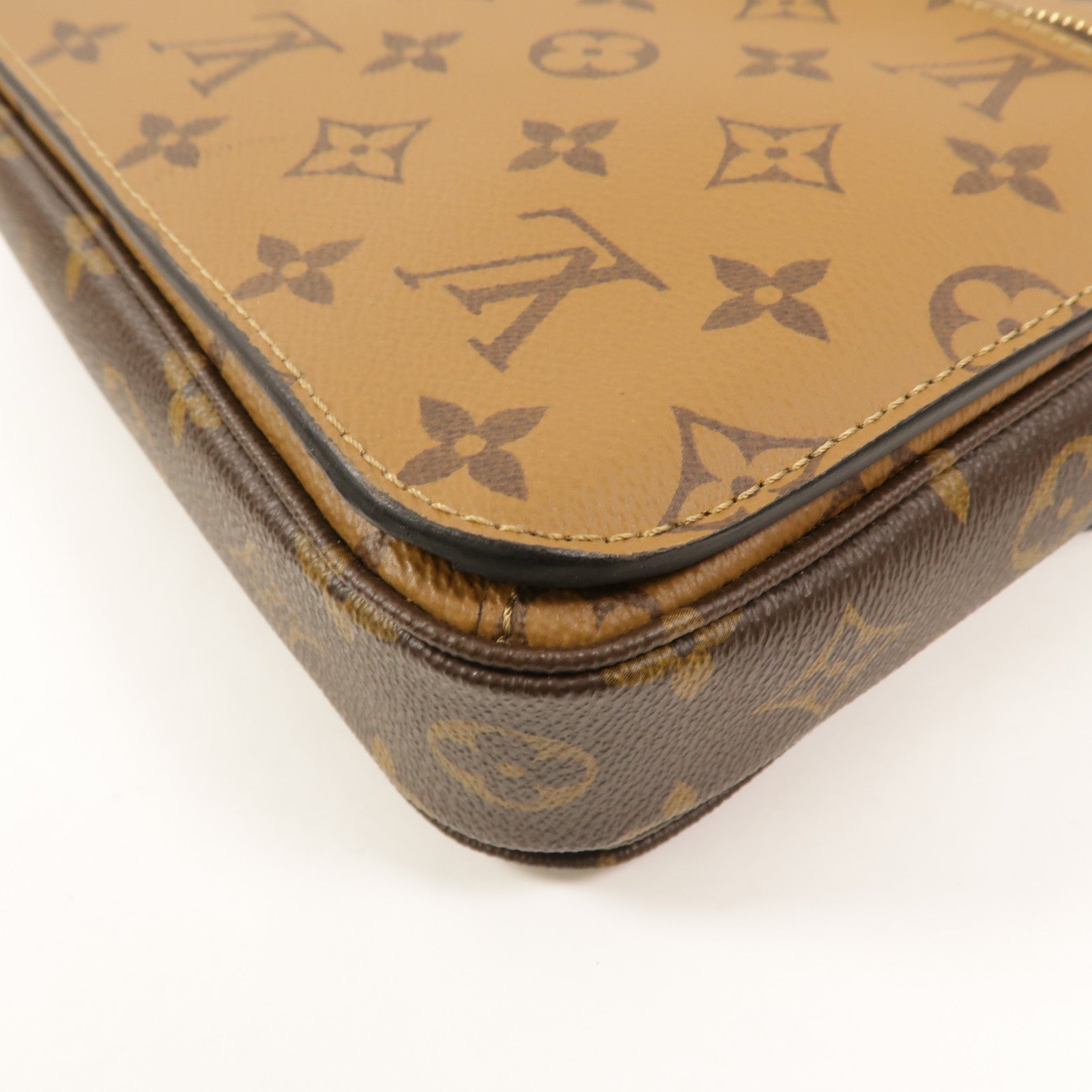 LOUIS VUITTON Monogram Reverse Pochette Metis手挽肩背兩用袋