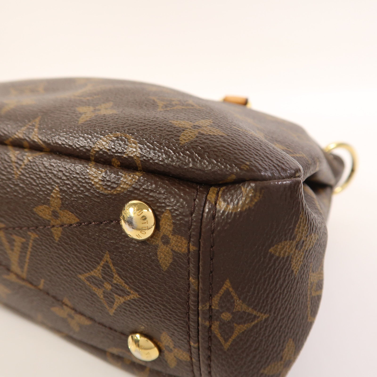 LOUIS VUITTON Monogram Pallas BB金扣手挽肩背兩用袋