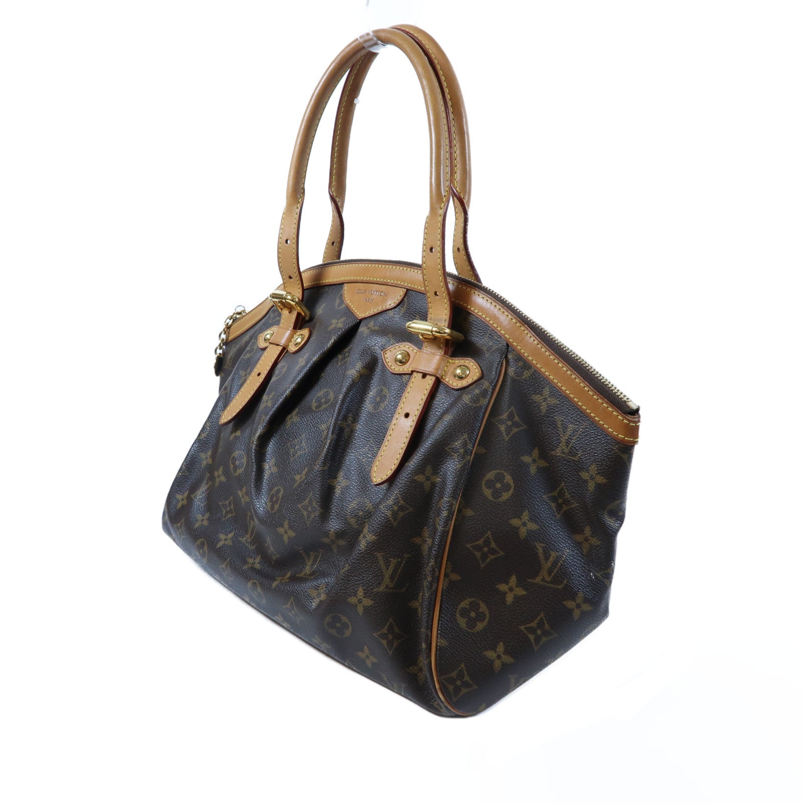 LOUIS VUITTON 【激減優惠】Monogram Tivoli GM金扣手挽袋啡色