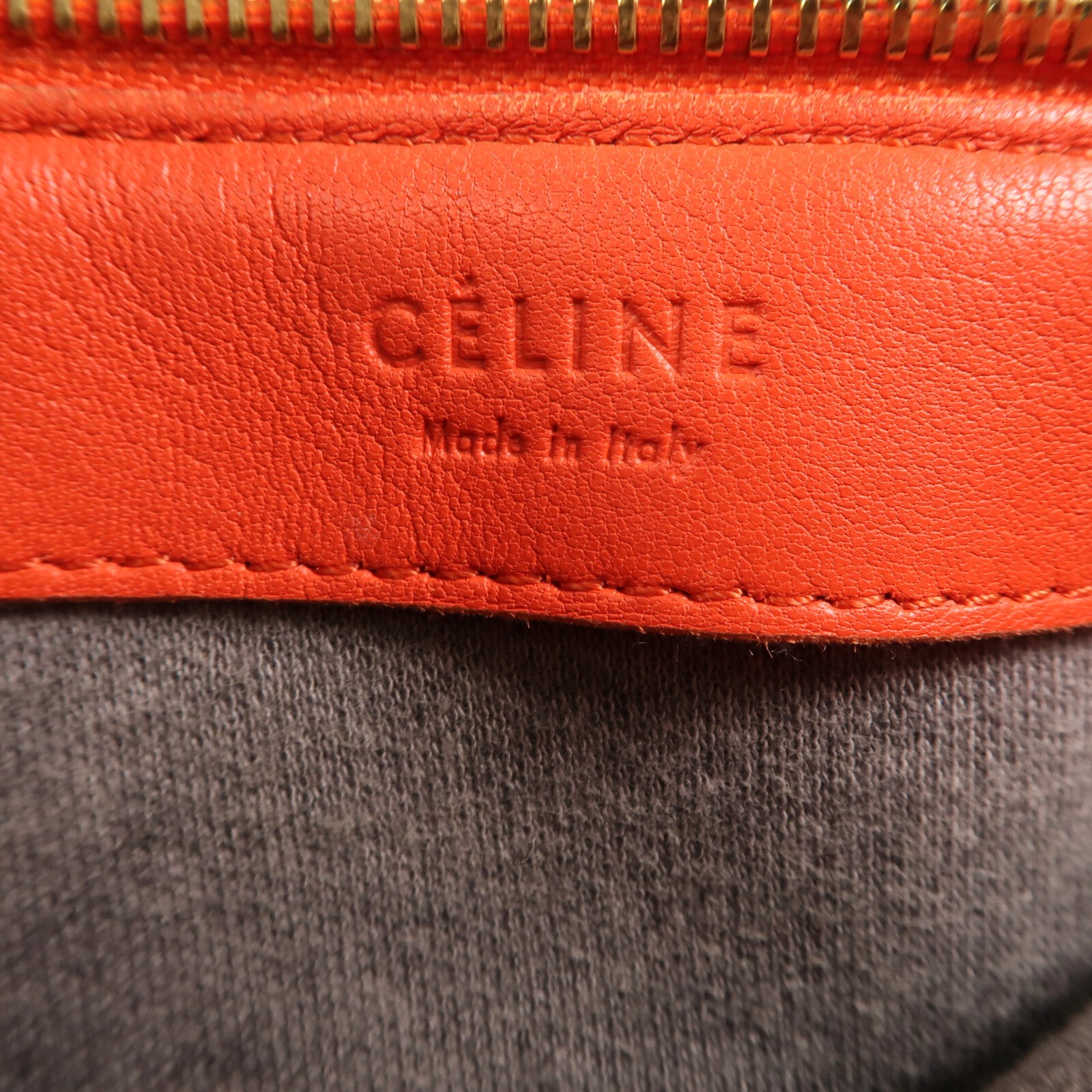 CELINE 【激減優惠】羊皮皮革Trio金扣肩背袋