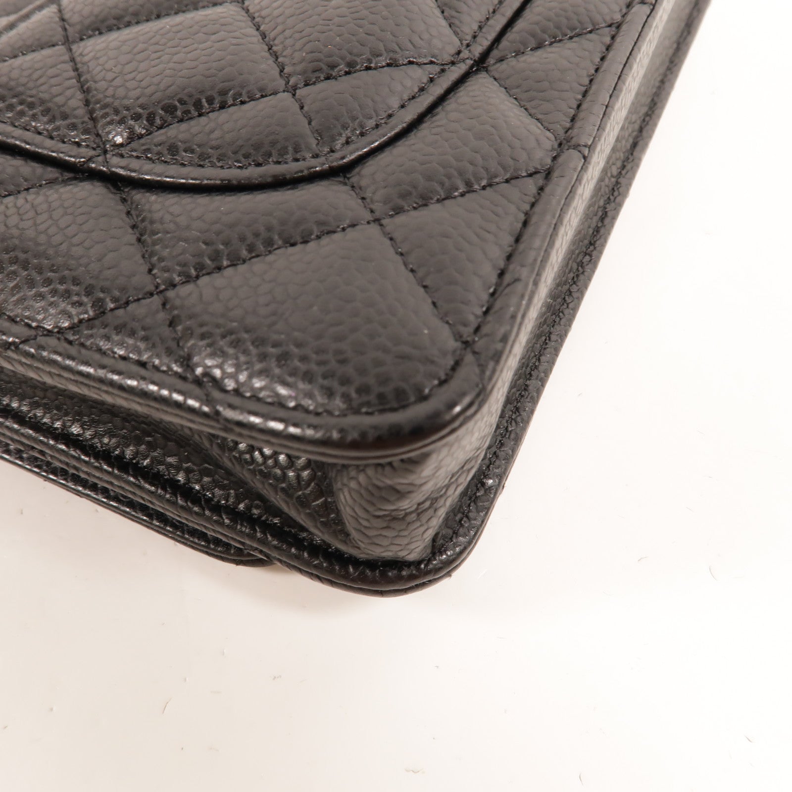 CHANEL 牛皮皮革WOC Wallet On Chain鏈帶肩背袋