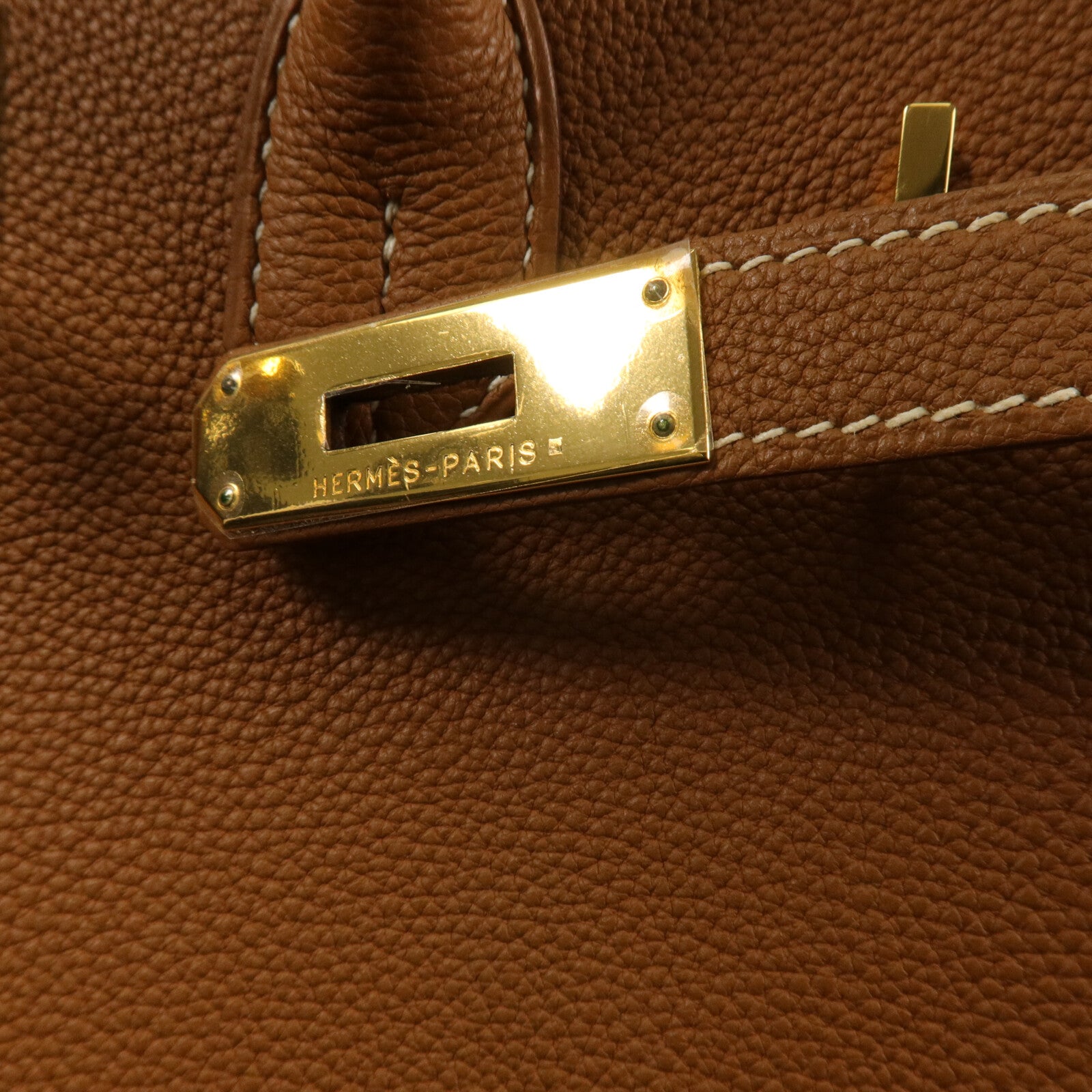 HERMES Togo皮革Birkin 35手挽袋Gold