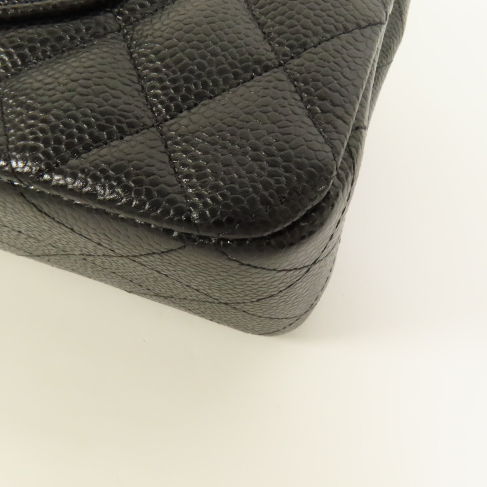 CHANEL 牛皮皮革Classic 25銀扣鏈帶肩背袋