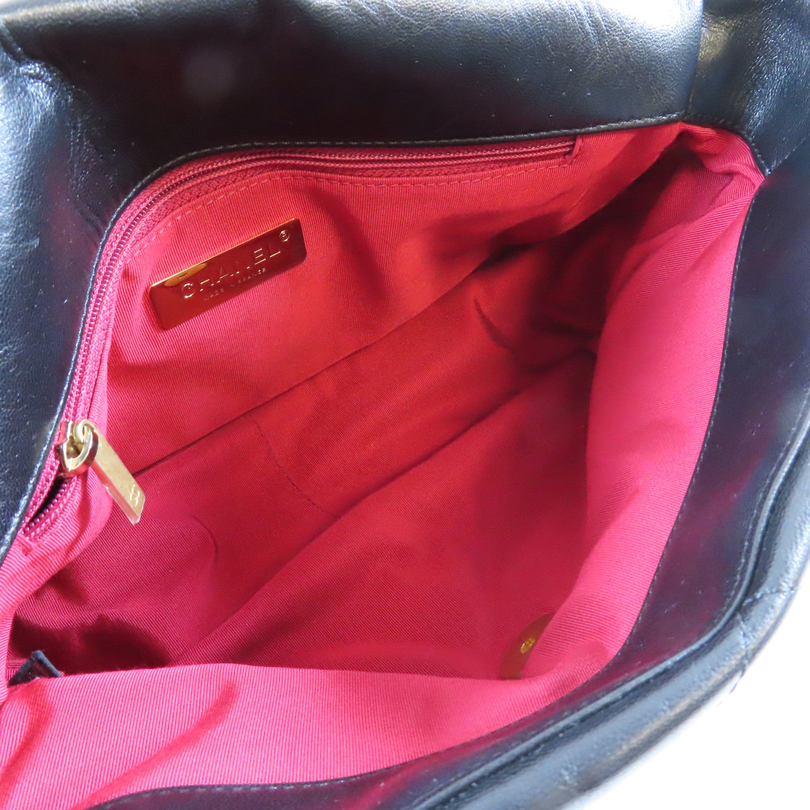 CHANEL 【激減優惠】菱格羊皮皮革Chain Shoulder Bag金扣手挽肩背兩用袋黑色