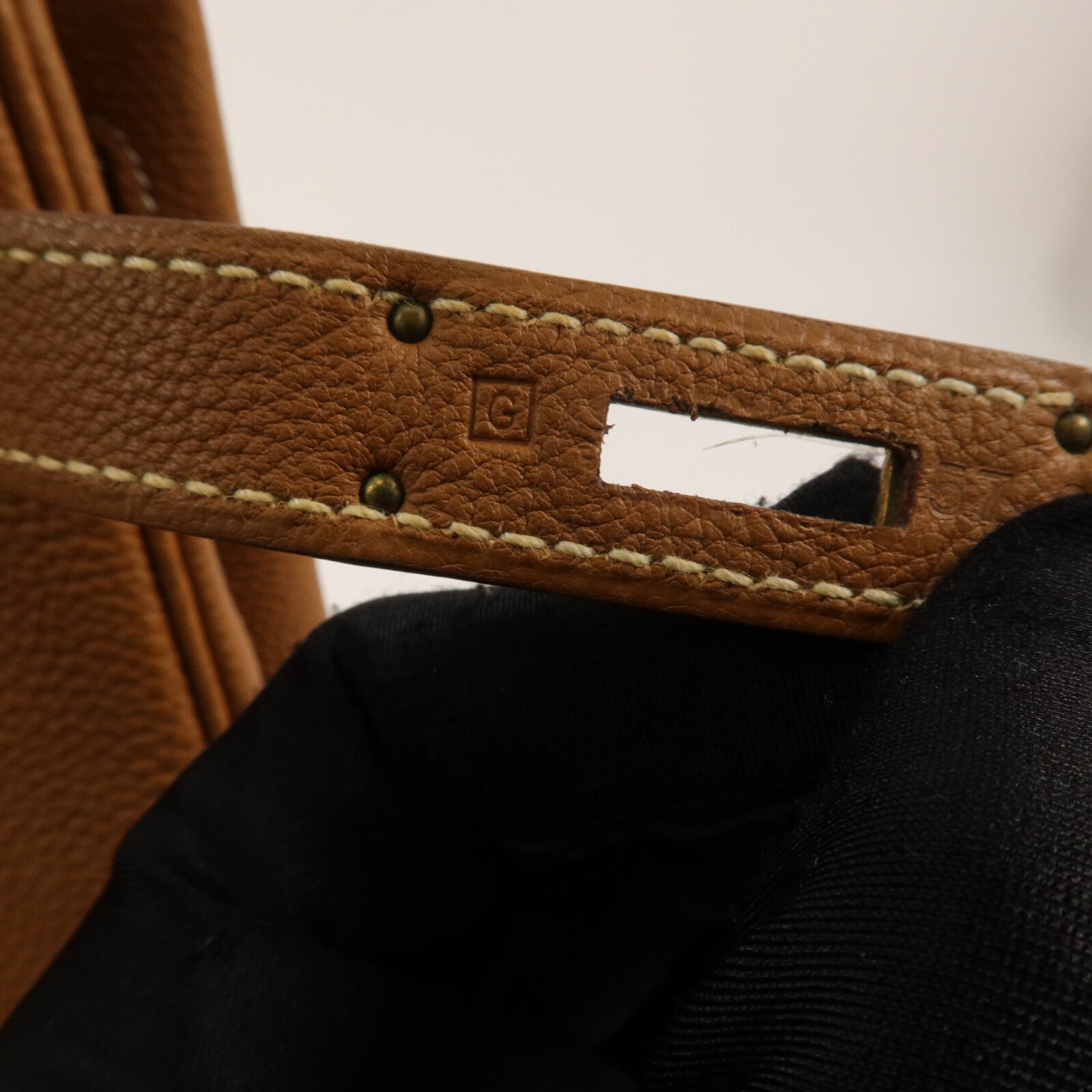 HERMES Togo皮革Birkin 35手挽袋Gold