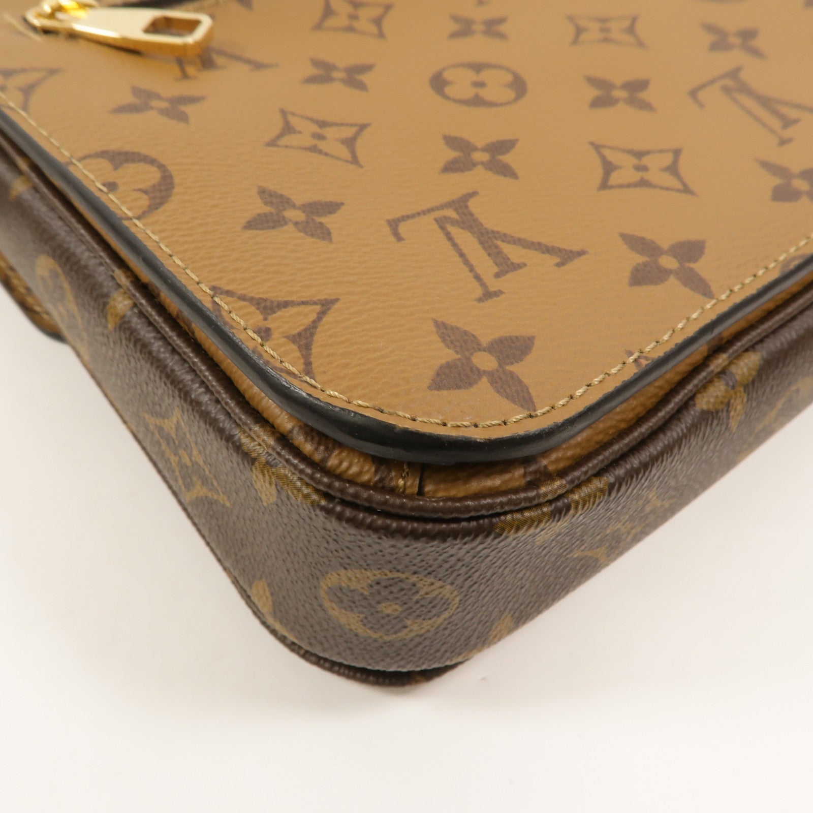 LOUIS VUITTON Monogram Reverse Pochette Metis手挽肩背兩用袋