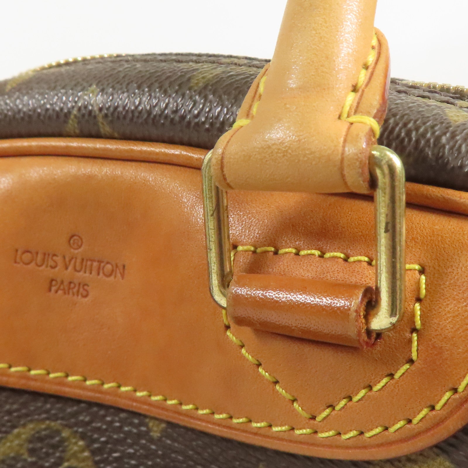 LOUIS VUITTON Monogram Trouville金扣手挽袋