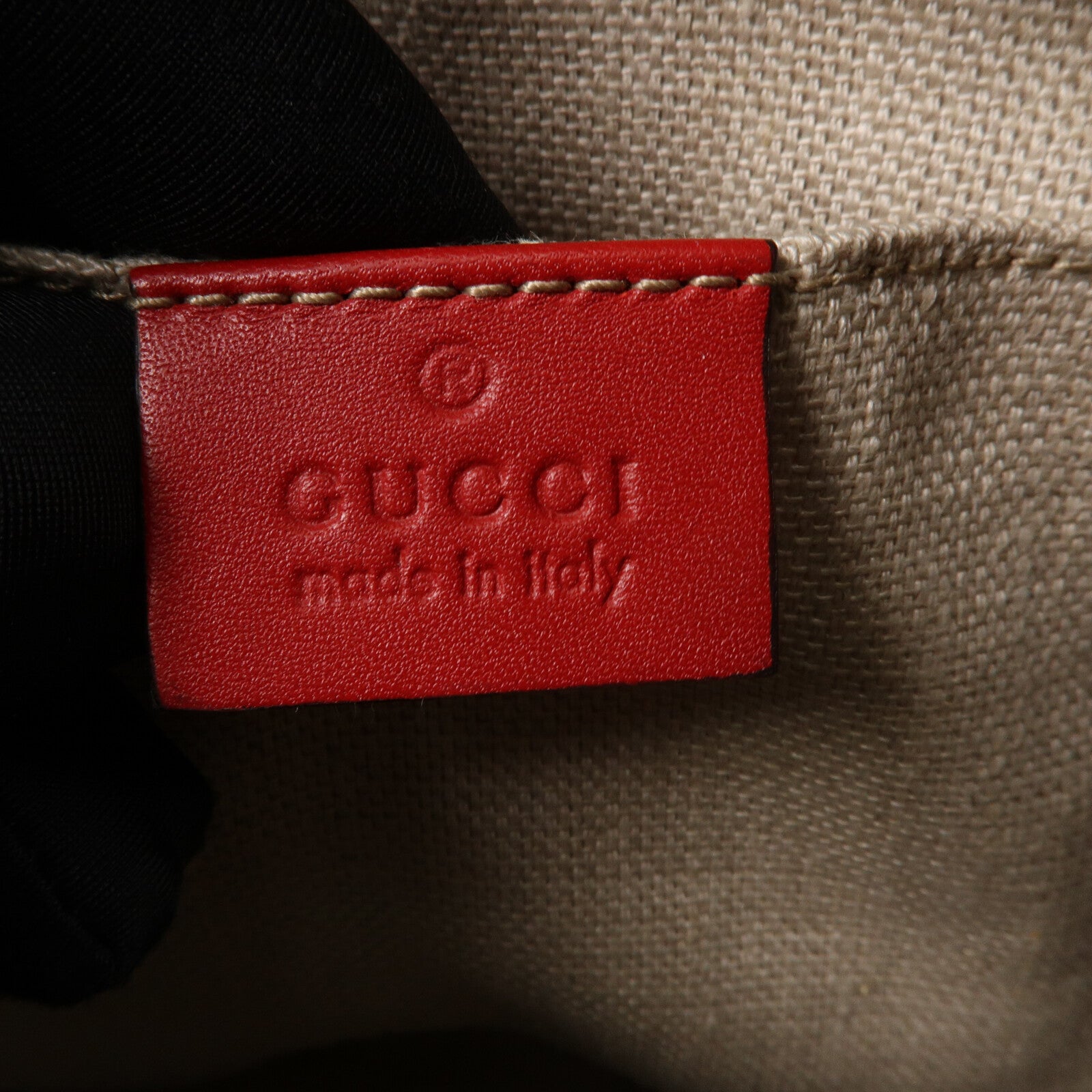 GUCCI 牛皮皮革Gucci Bee Web Camera Bag肩背袋