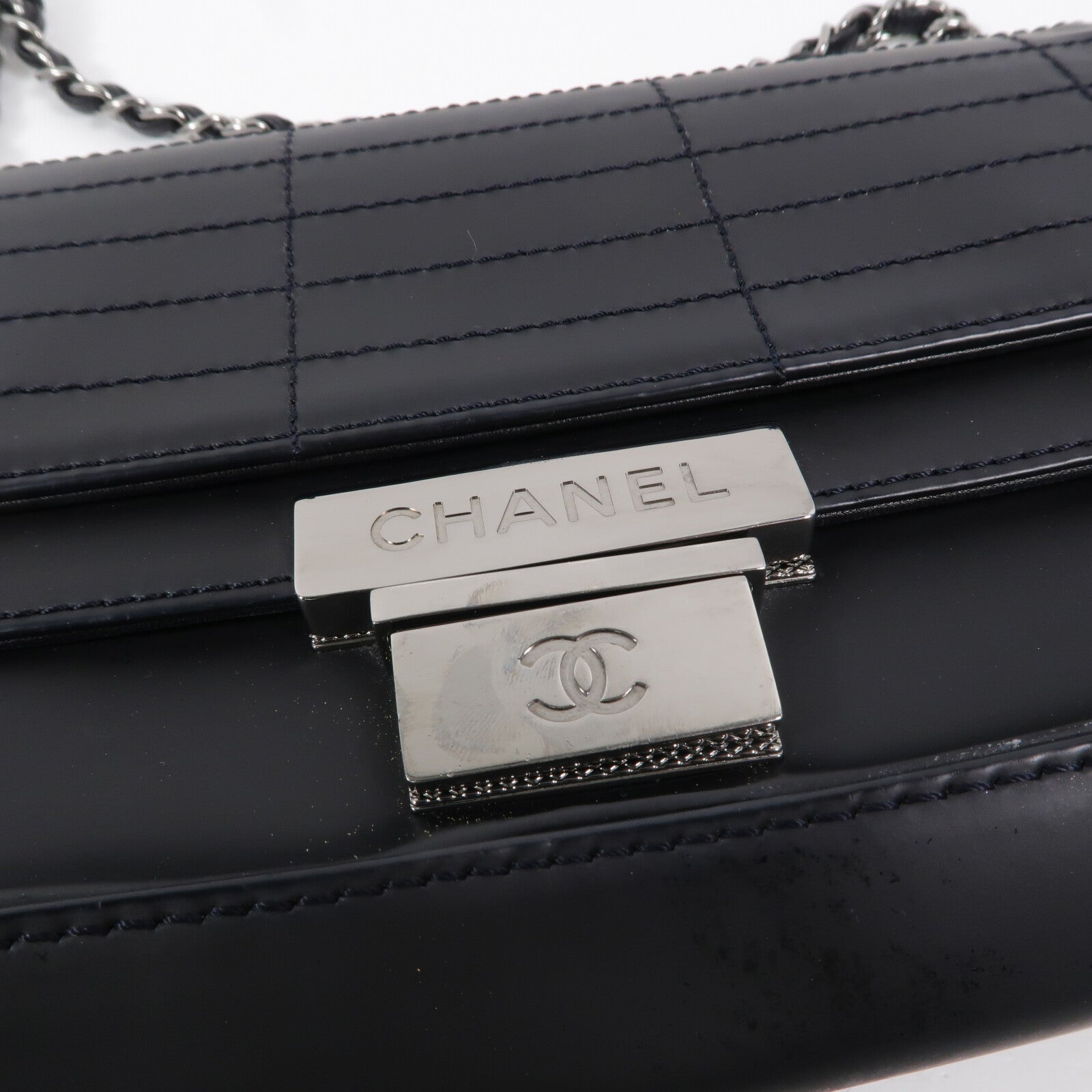 CHANEL 牛皮皮革Shoulder Bag鏈帶肩背袋