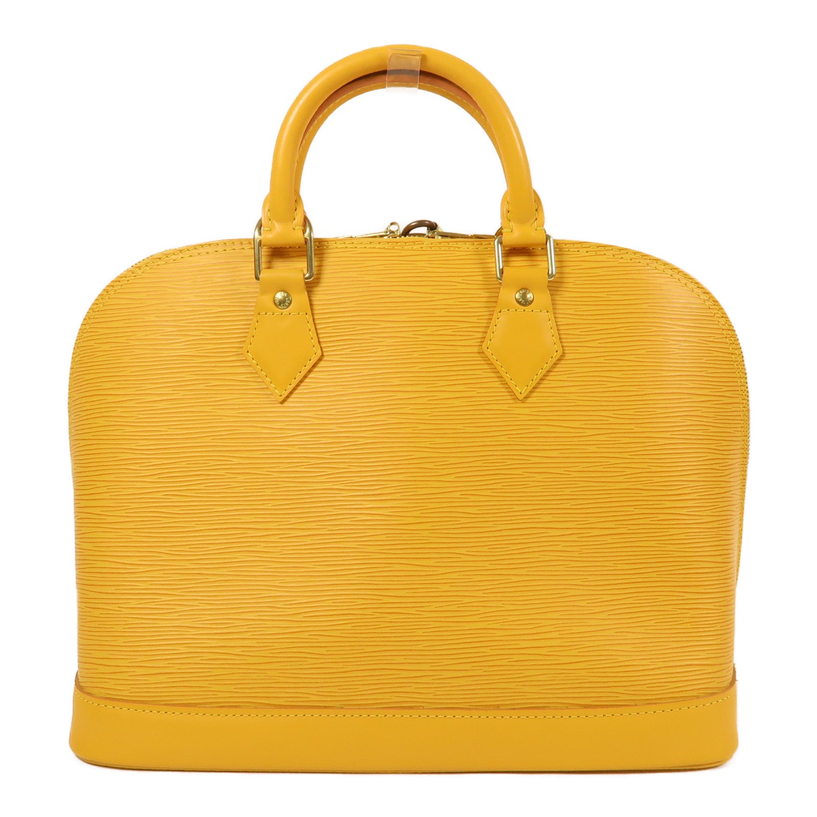 LOUIS VUITTON【激減優惠】 Epi Alma金扣手挽袋黃色