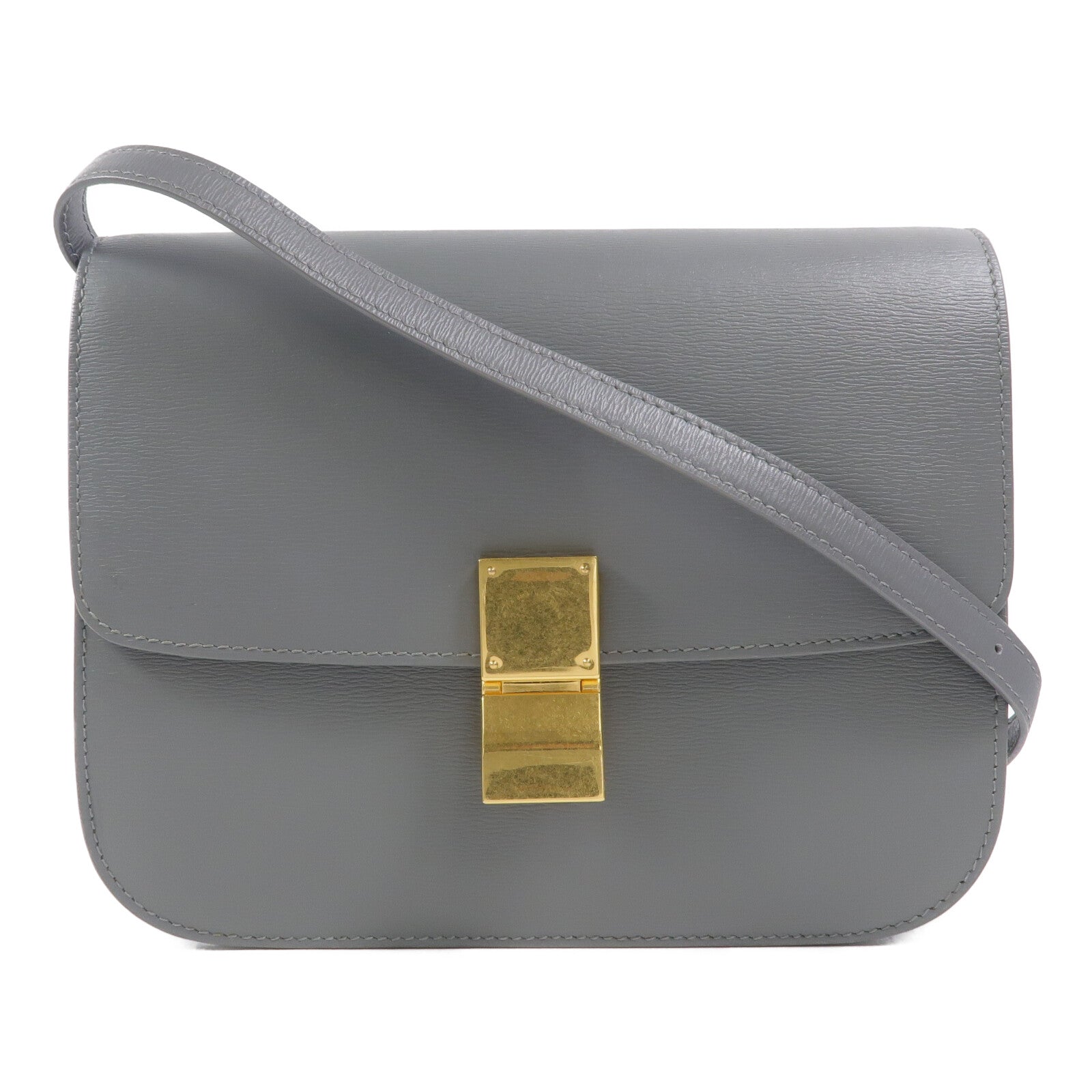 CELINE 牛皮皮革Classic Box Medium肩背袋